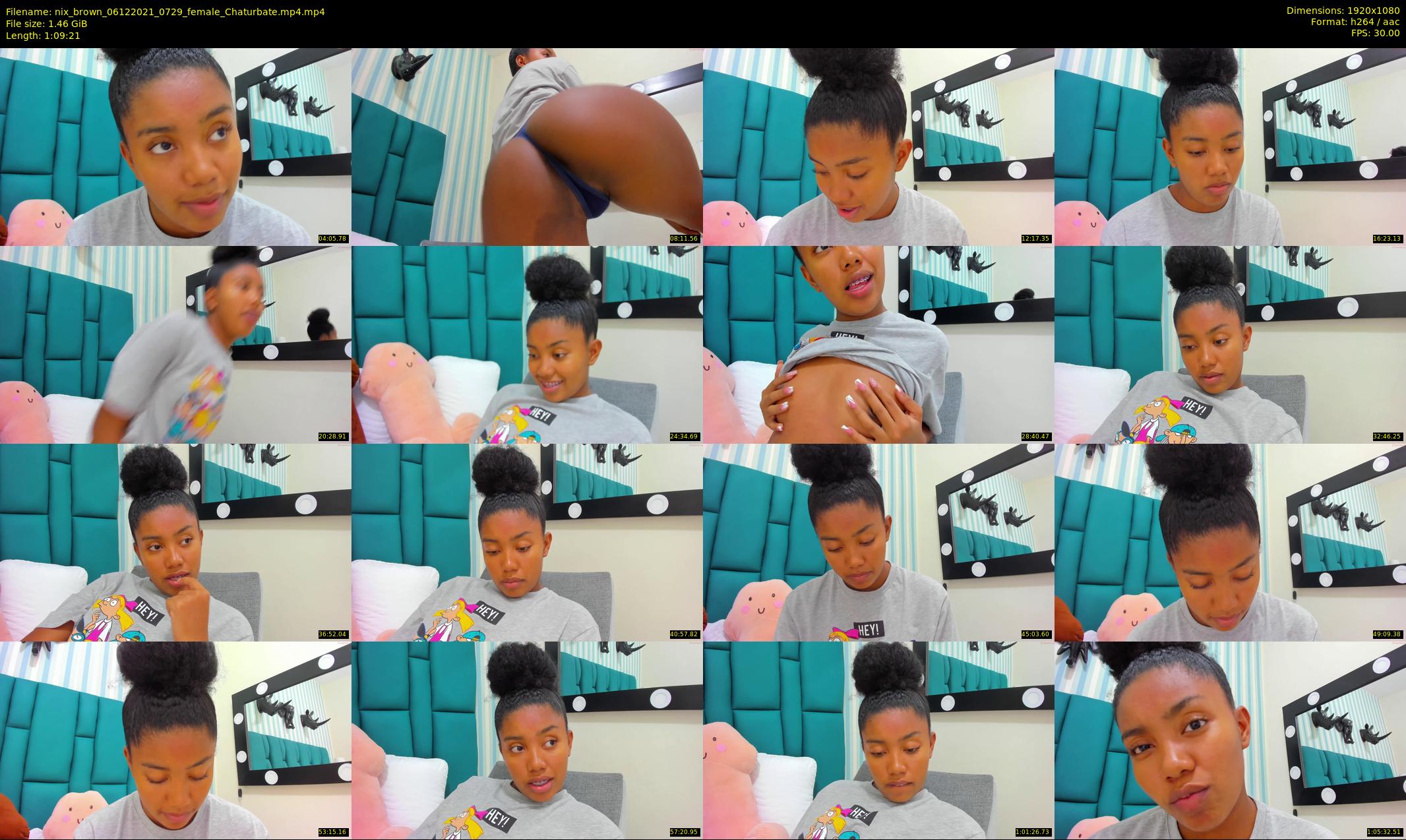 nix_brown — 70 minute Chaturbate female cam show recording, 1080p, Dec 6, 2021