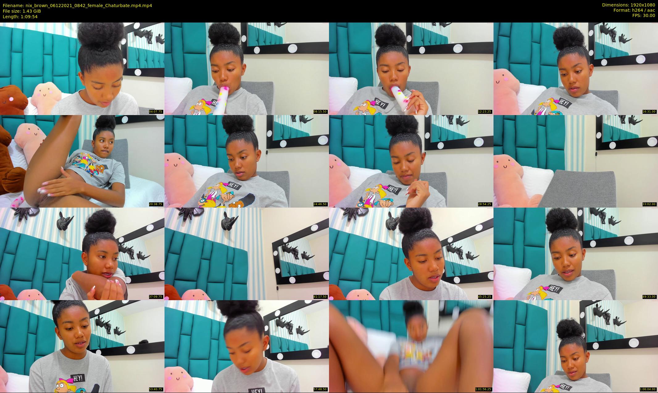 nix_brown — 70 minute Chaturbate female cam show recording, 1080p, Dec 6, 2021