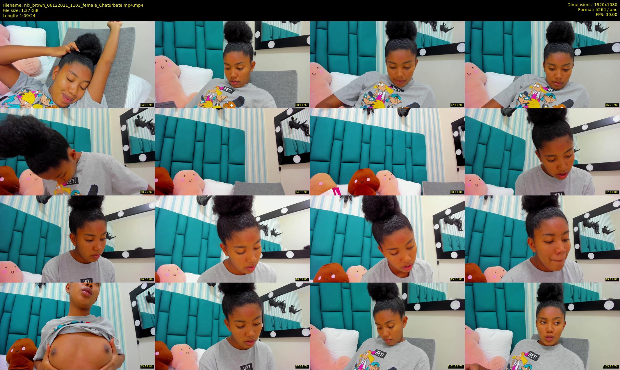 nix_brown — 70 minute Chaturbate female cam show recording, 1080p, Dec 6, 2021