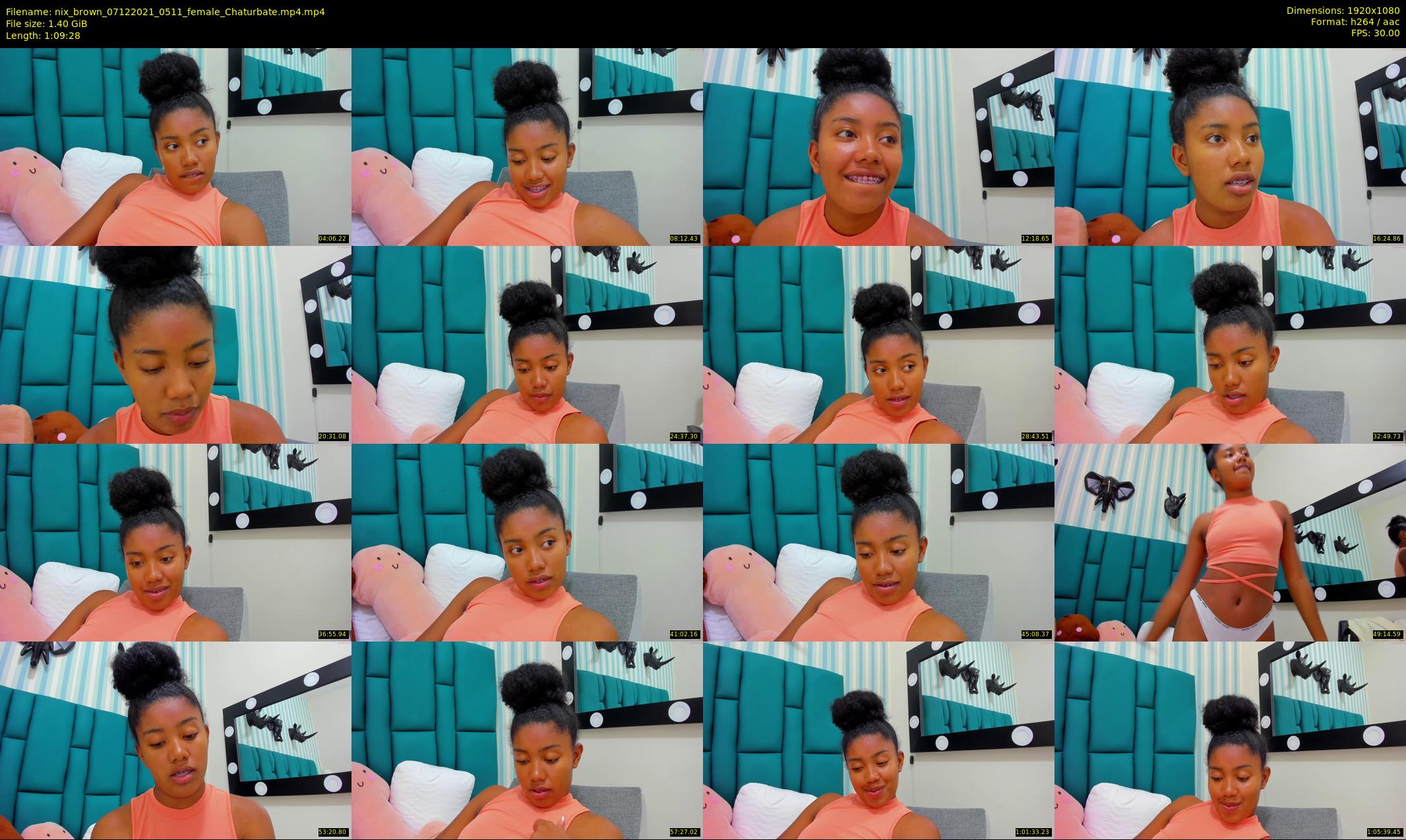nix_brown — 70 minute Chaturbate female cam show recording, 1080p, Dec 7, 2021