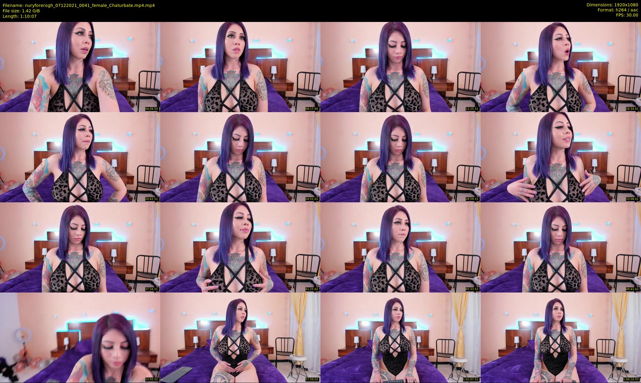 nuryforerogh — 71 minute Chaturbate female cam show recording, 1080p, Dec 7, 2021