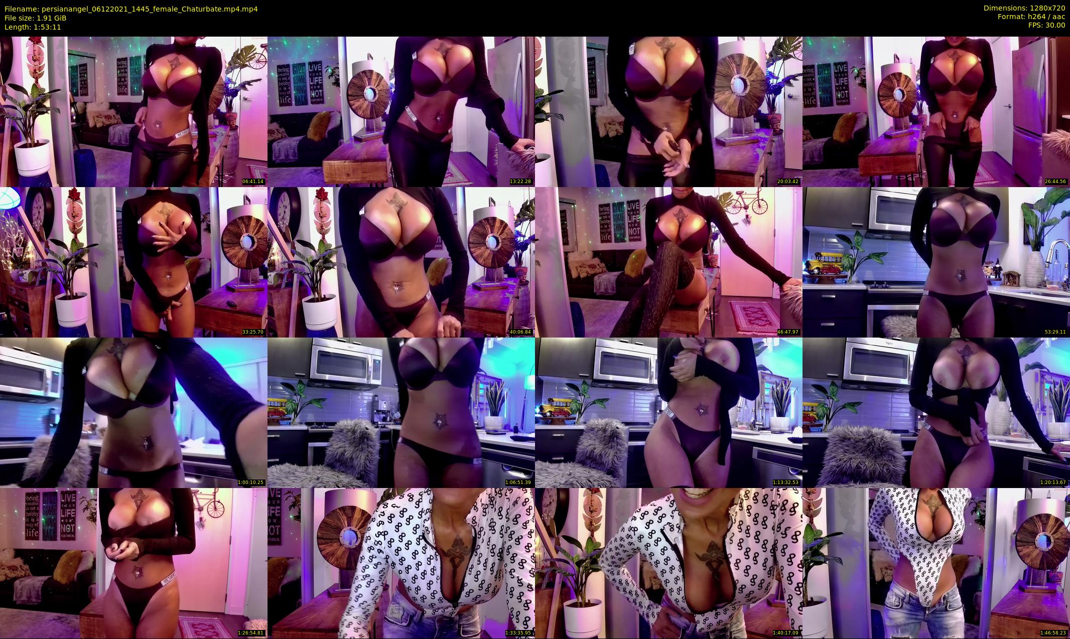 persianangel — 114 minute Chaturbate female cam show recording, 720p, Dec 6, 2021
