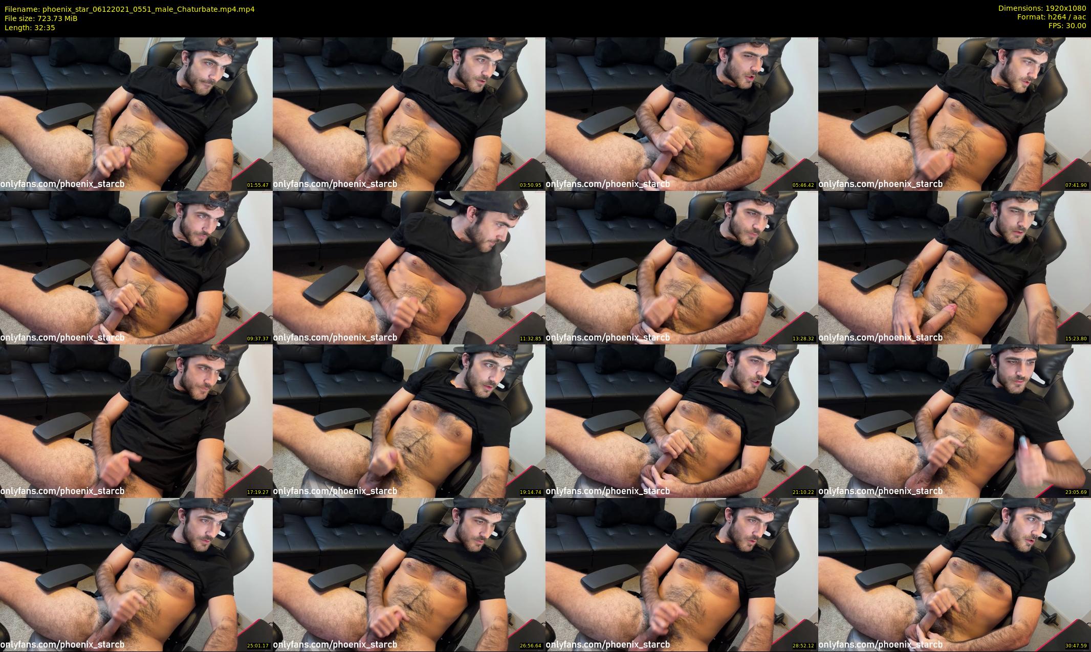 phoenix_star — 33 minute Chaturbate male cam show recording, 1080p, Dec 6, 2021