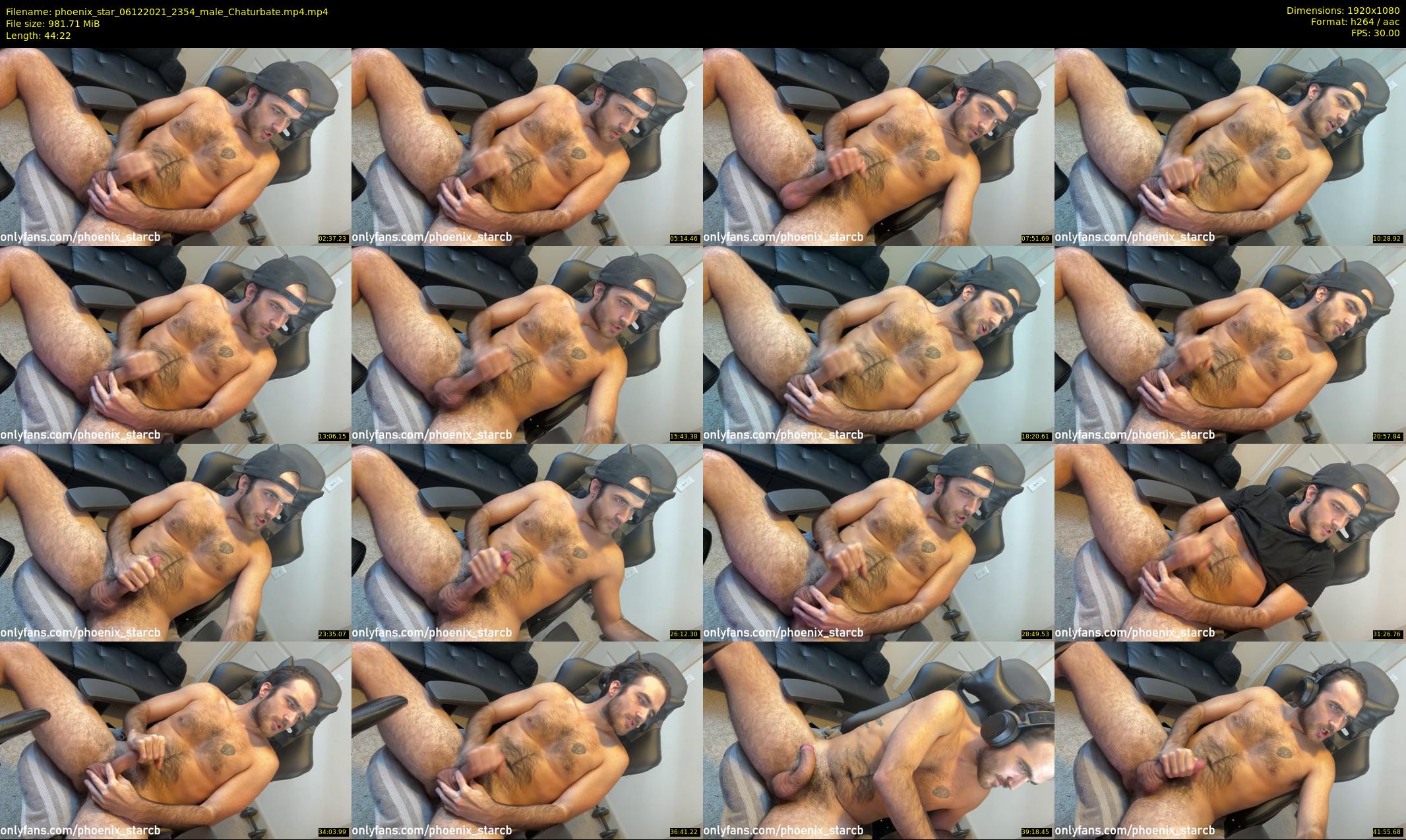 phoenix_star — 45 minute Chaturbate male cam show recording, 1080p, Dec 6, 2021