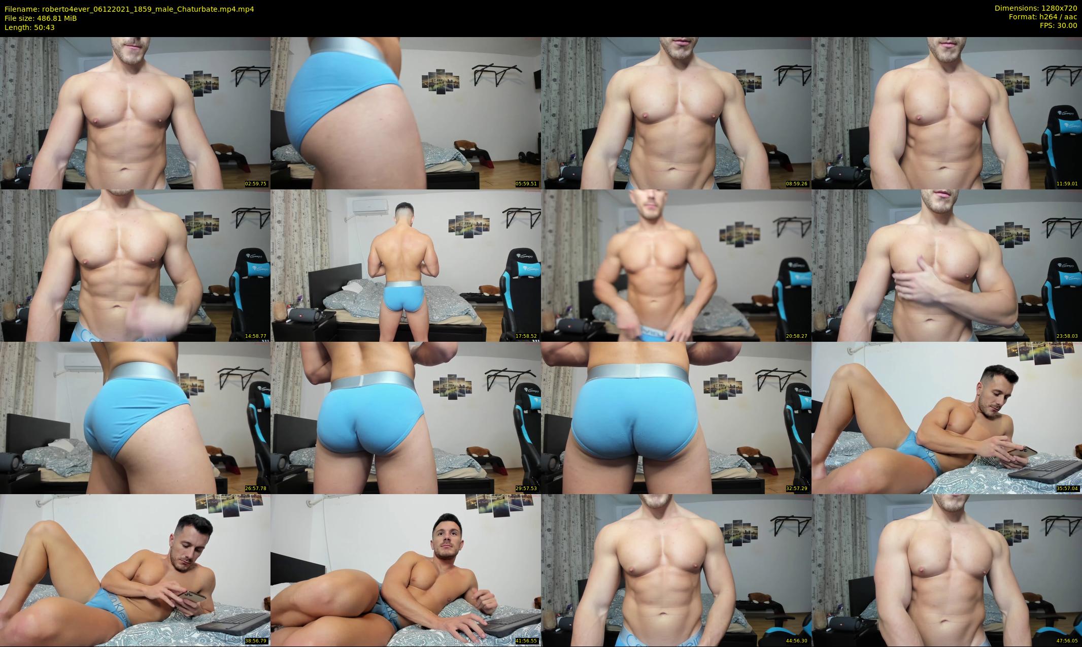 roberto4ever — 51 minute Chaturbate male cam show recording, 720p, Dec 6, 2021