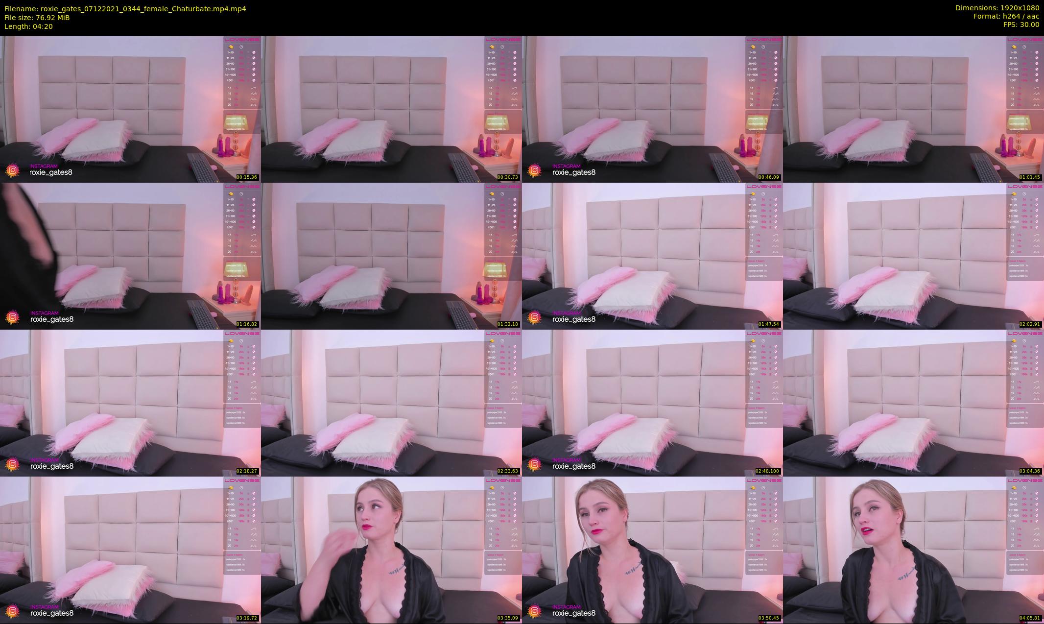 roxie_gates — 5 minute Chaturbate female cam show recording, 1080p, Dec 7, 2021