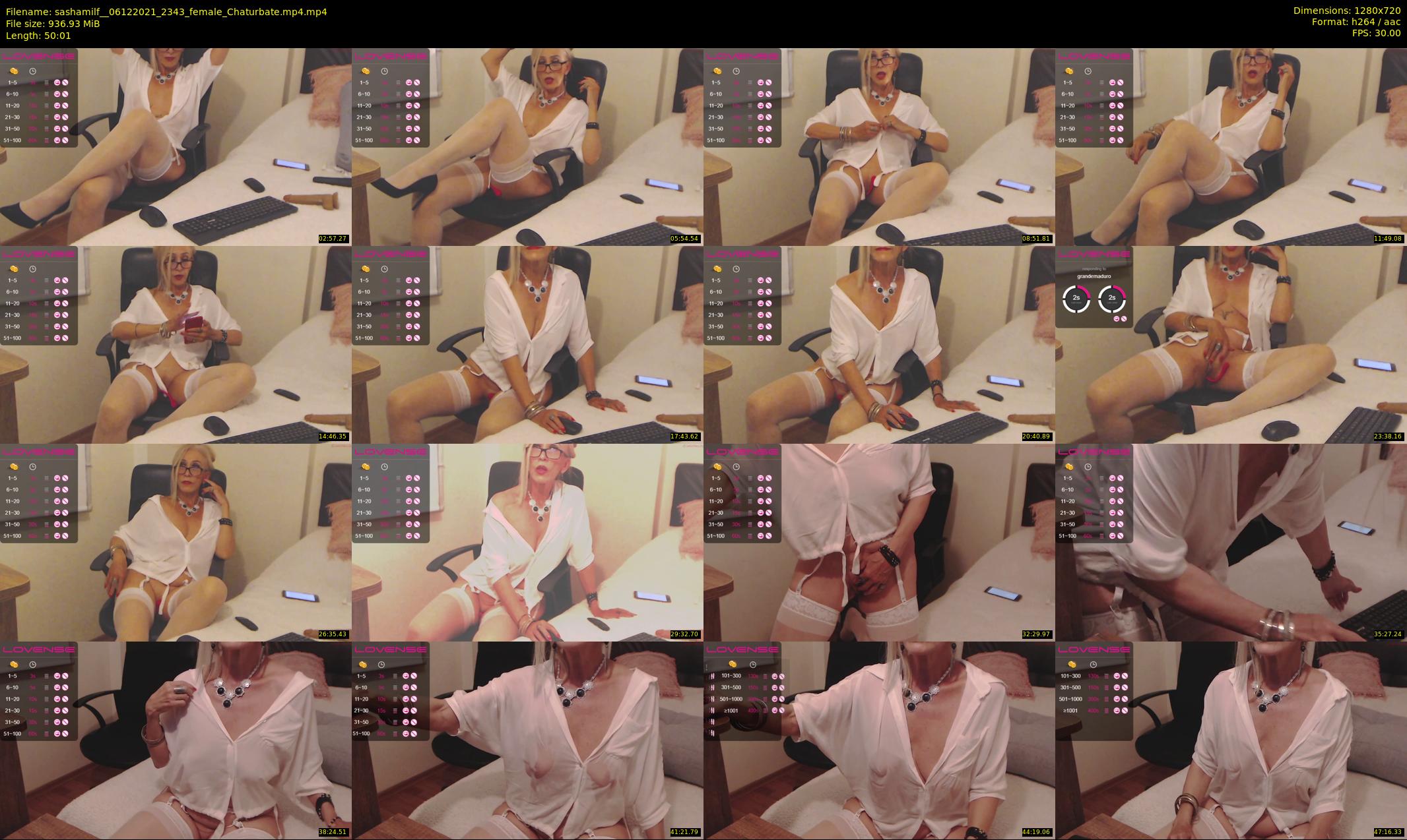 sashamilf_ — 51 minute Chaturbate female cam show recording, 720p, Dec 6, 2021
