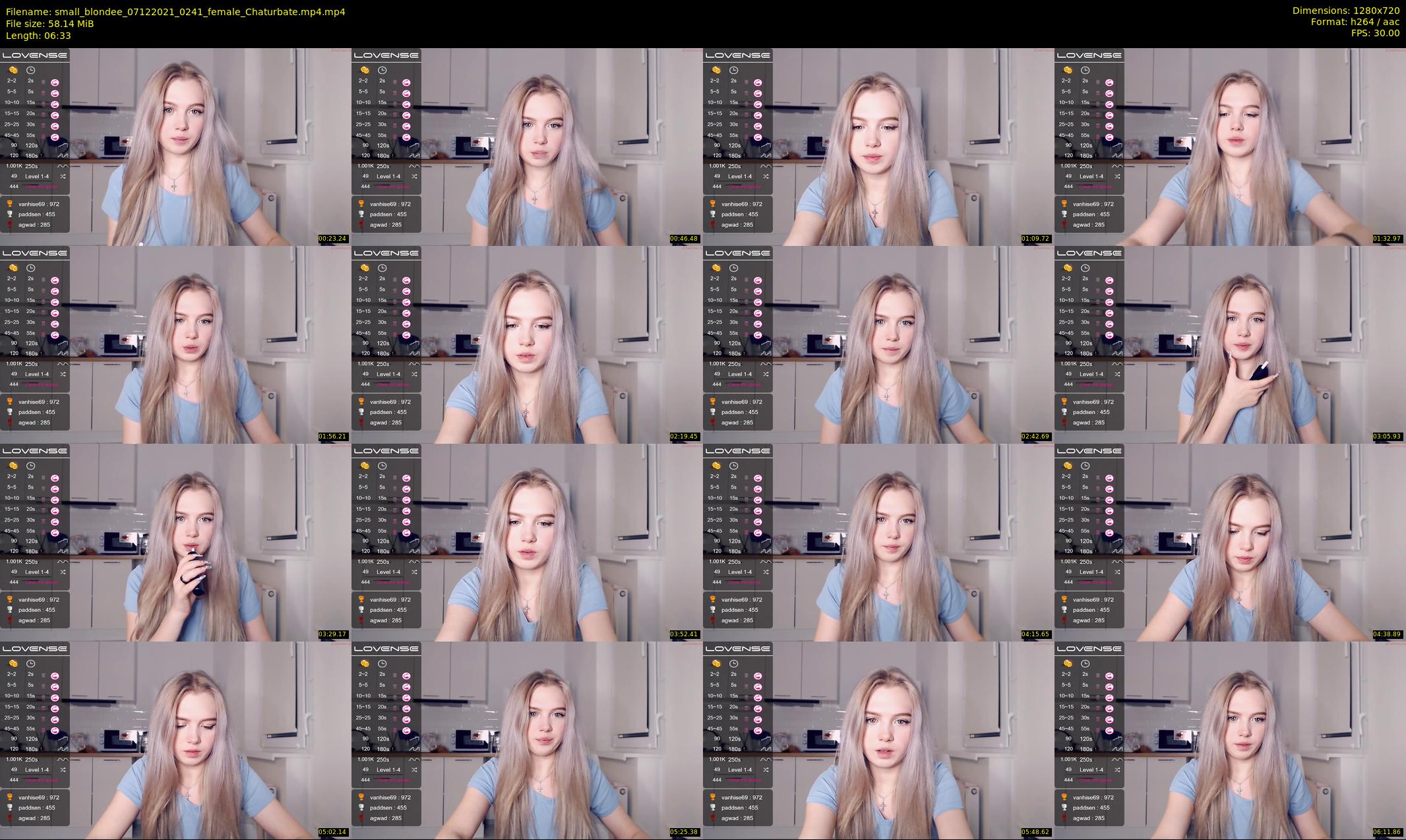 small_blondee — 7 minute Chaturbate female cam show recording, 720p, Dec 7, 2021