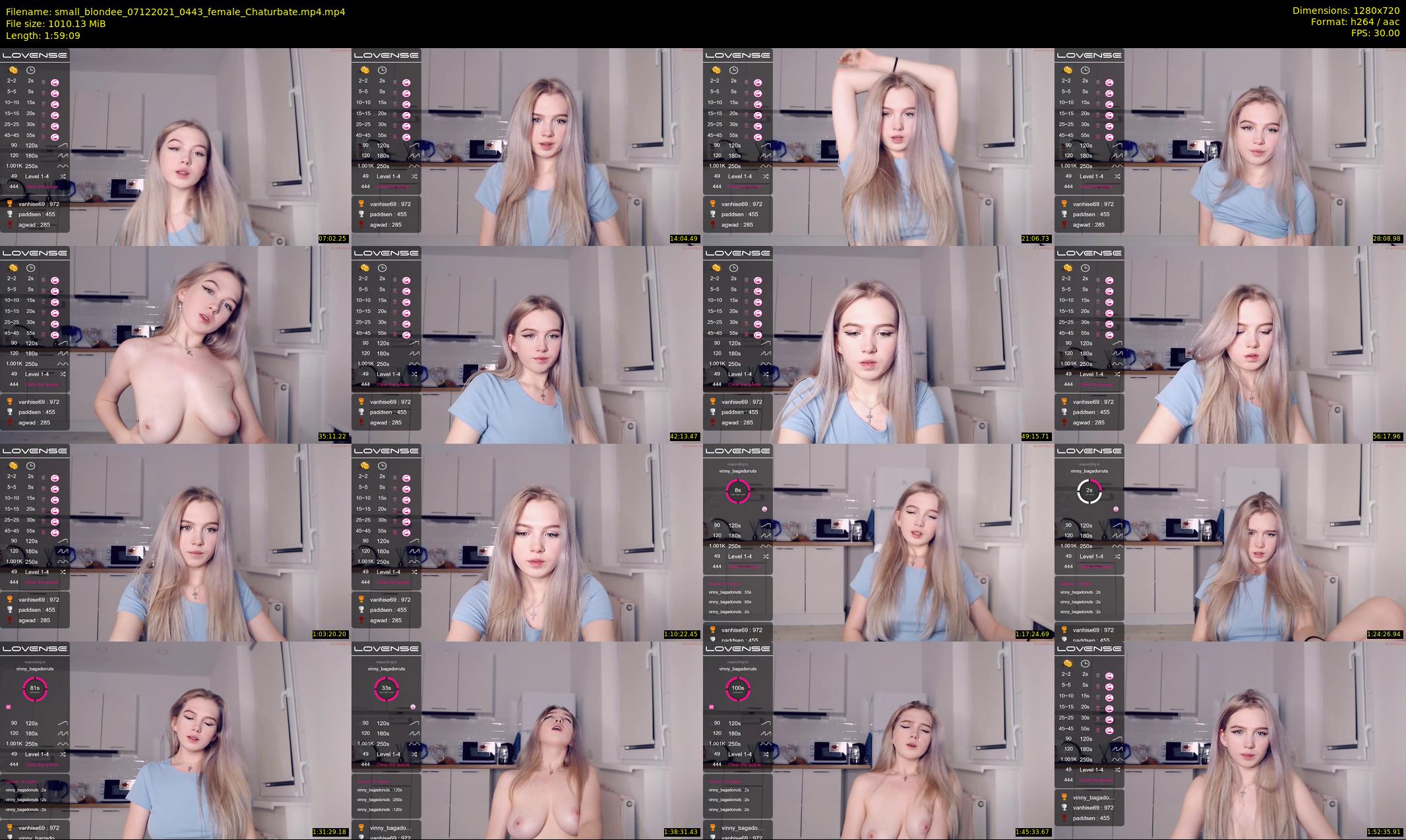 small_blondee — 120 minute Chaturbate female cam show recording, 720p, Dec 7, 2021