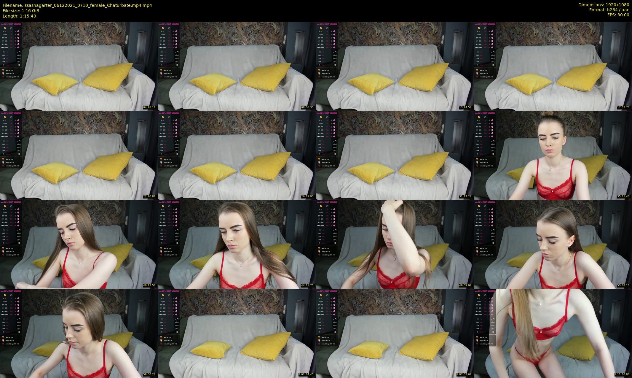 ssashagarter — 76 minute Chaturbate female cam show recording, 1080p, Dec 6, 2021