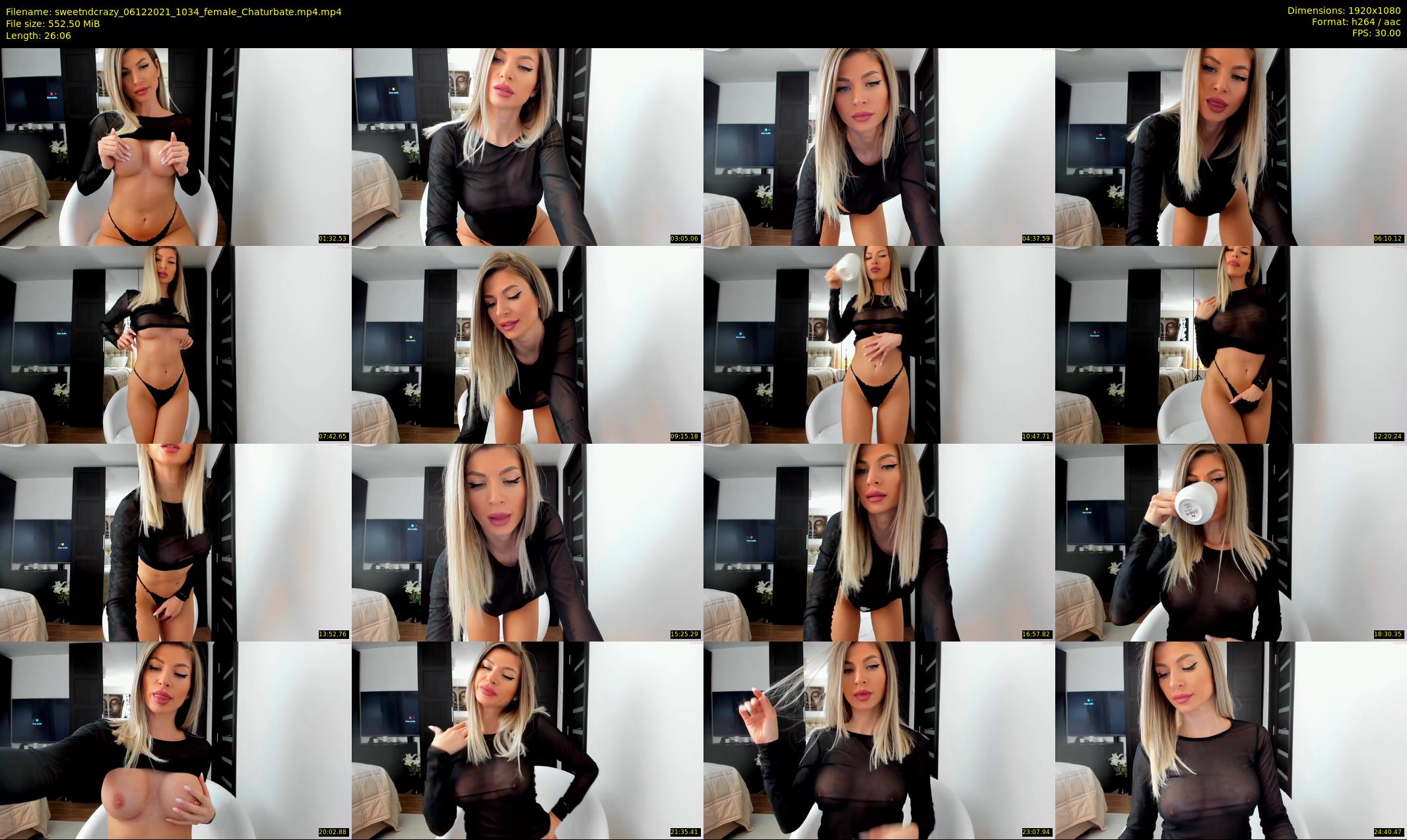 sweetndcrazy — 27 minute Chaturbate female cam show recording, 1080p, Dec 6, 2021