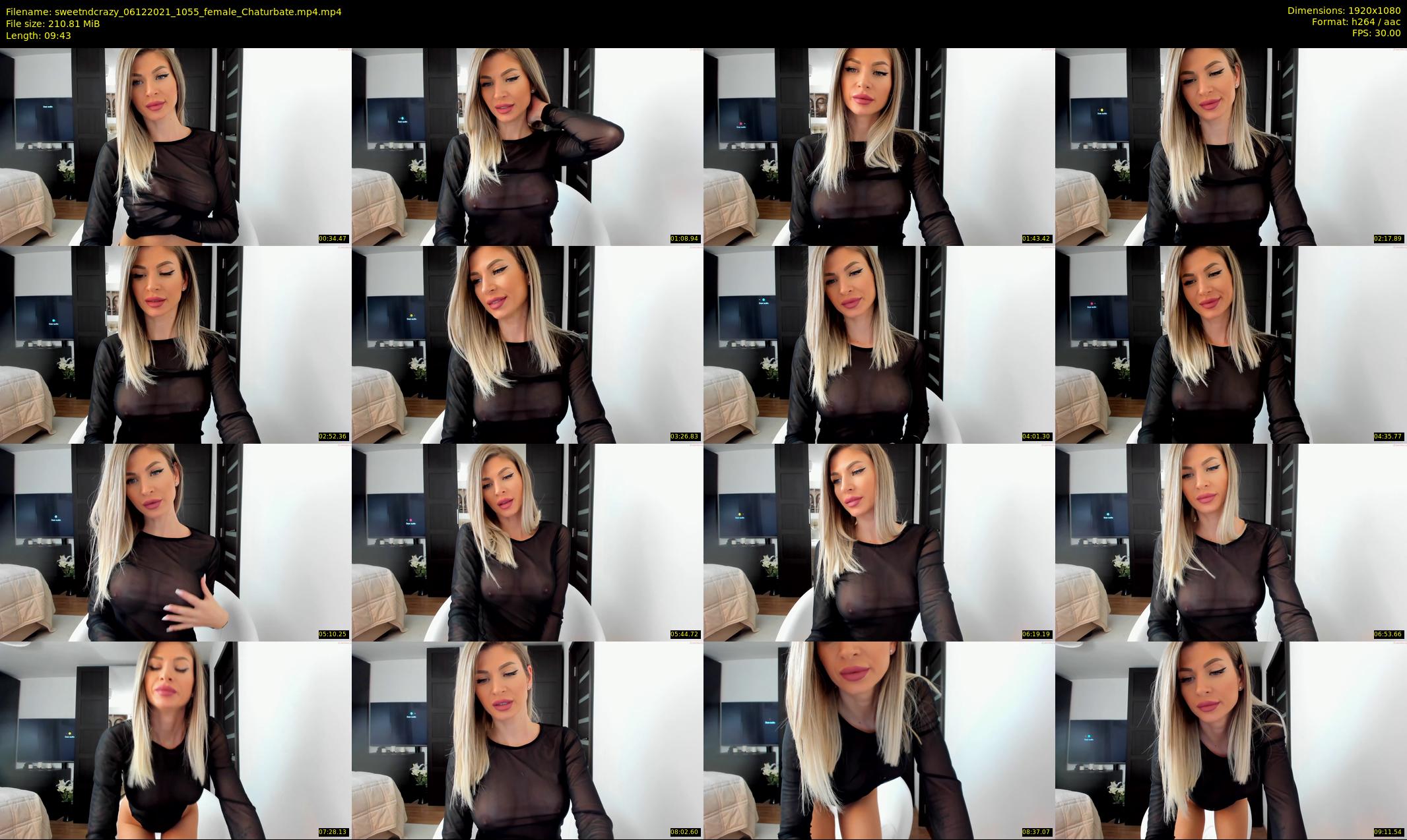 sweetndcrazy — 10 minute Chaturbate female cam show recording, 1080p, Dec 6, 2021