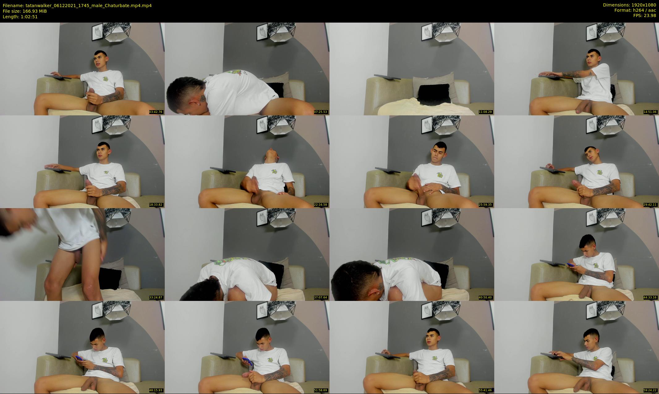 tatanwalker — 63 minute Chaturbate male cam show recording, 1080p, Dec 6, 2021