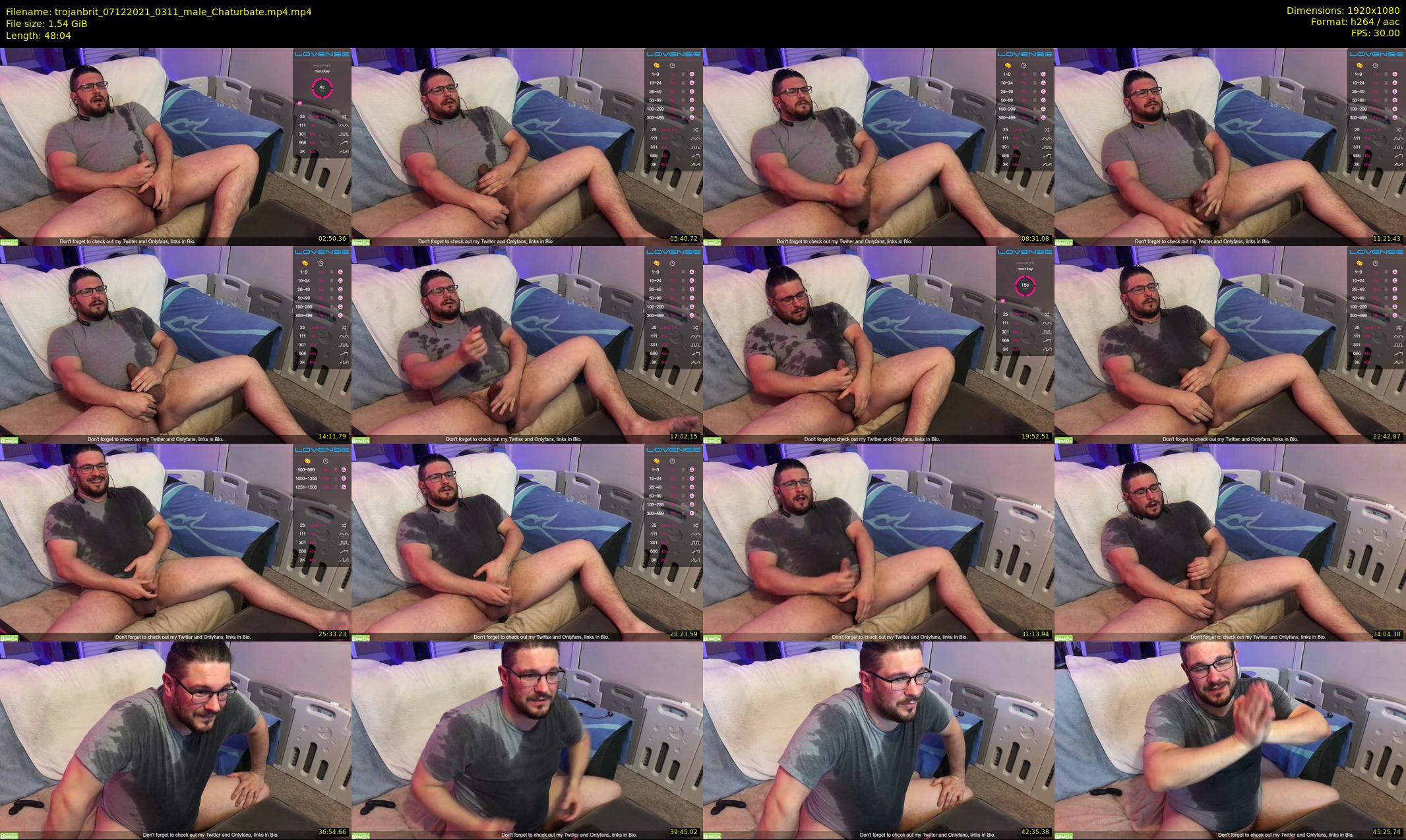 trojanbrit — 49 minute Chaturbate male cam show recording, 1080p, Dec 7, 2021