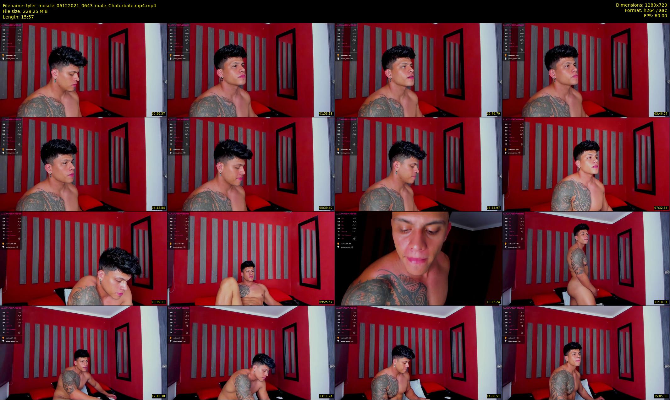 tyler_muscle — 16 minute Chaturbate male cam show recording, 720p, Dec 6, 2021
