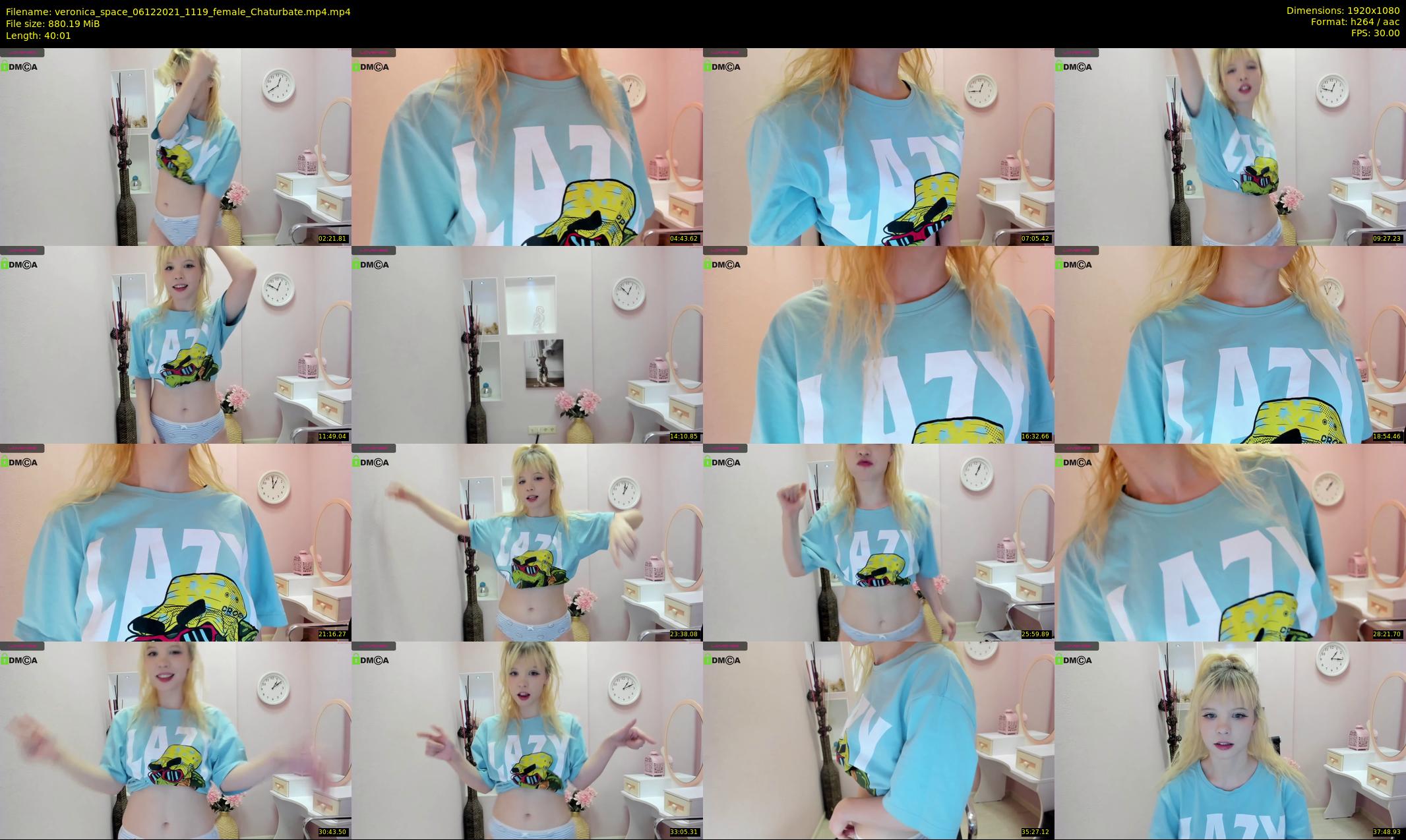 veronica_space — 41 minute Chaturbate female cam show recording, 1080p, Dec 6, 2021