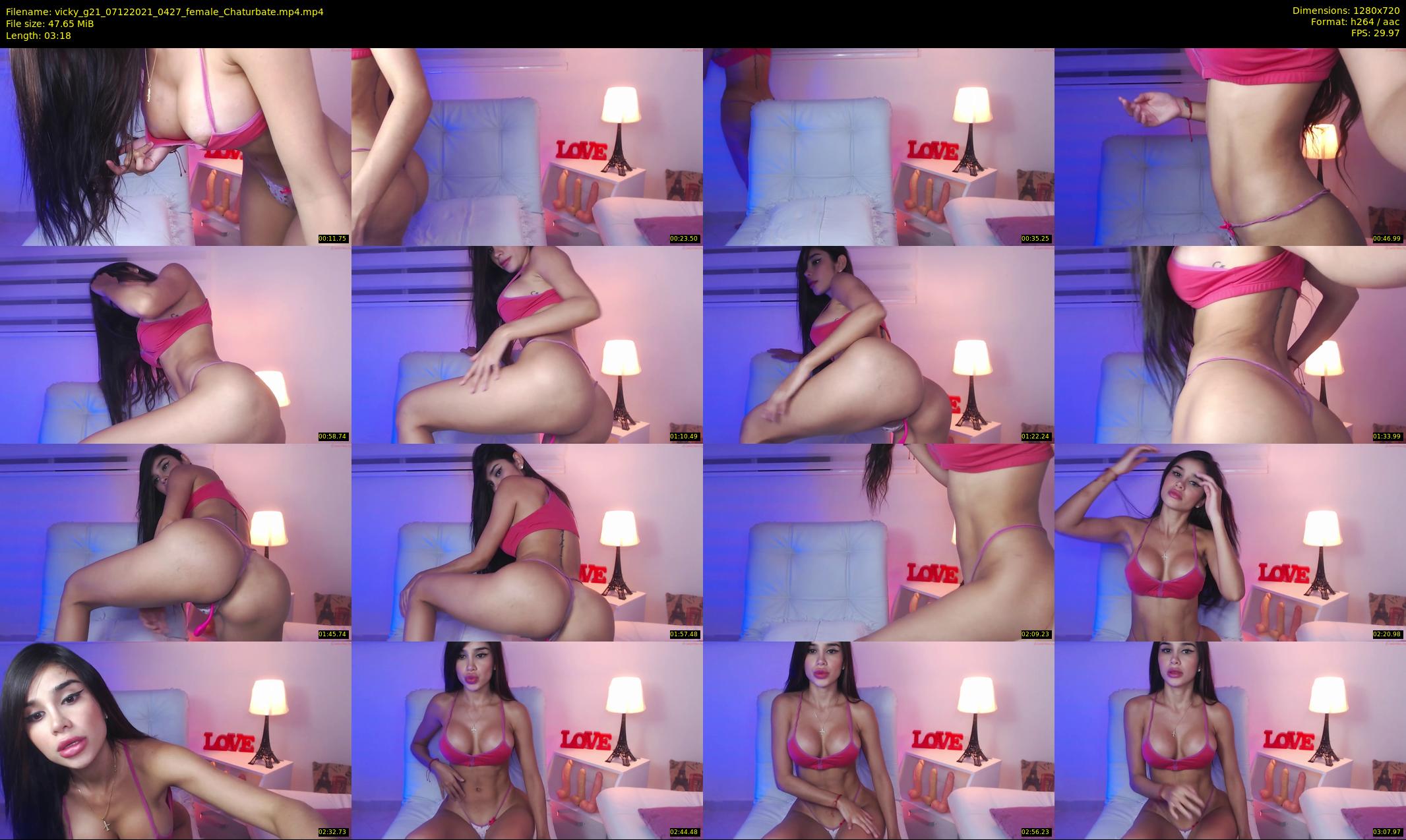 vicky_g21 — 4 minute Chaturbate female cam show recording, 720p, Dec 7, 2021