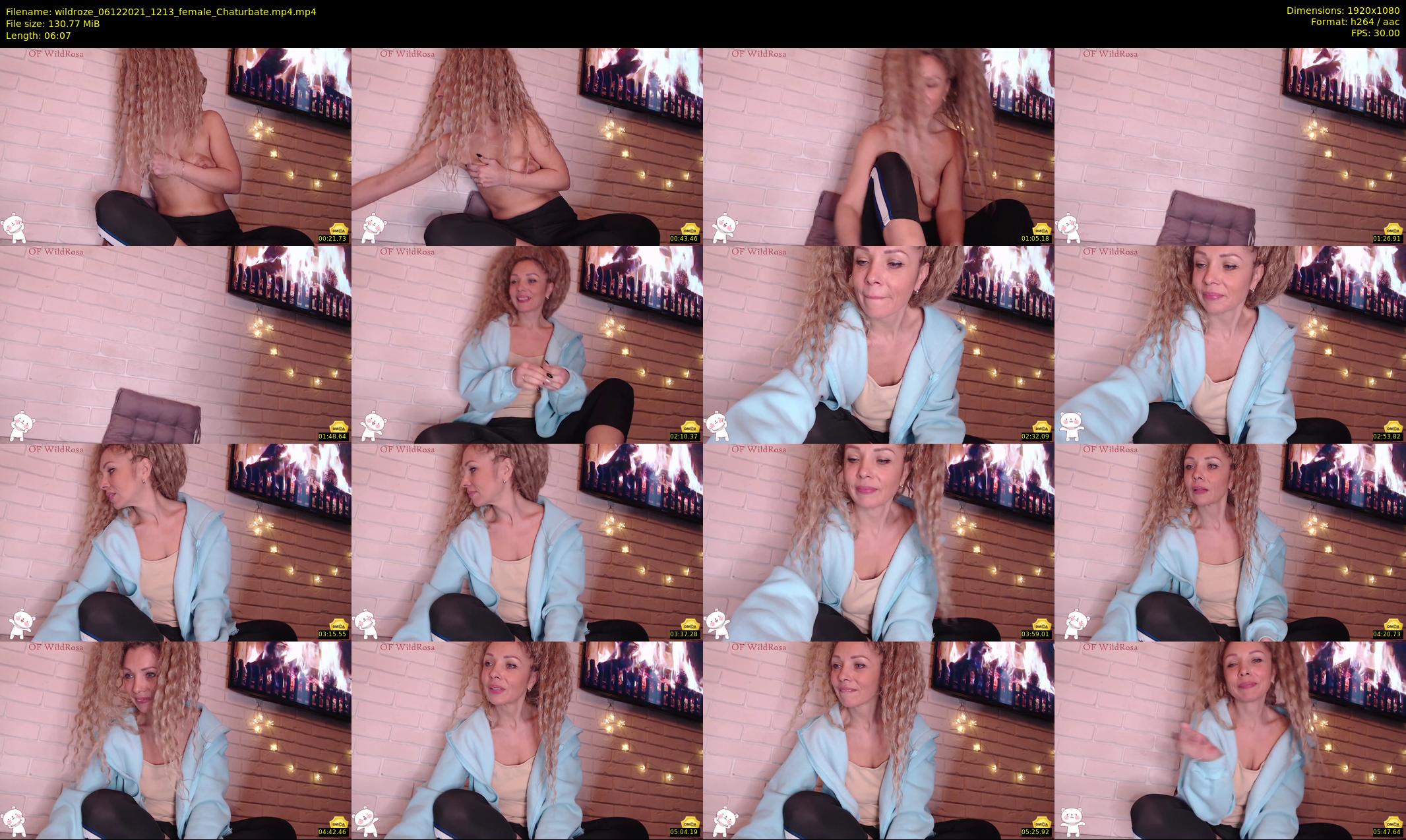 wildroze — 7 minute Chaturbate female cam show recording, 1080p, Dec 6, 2021