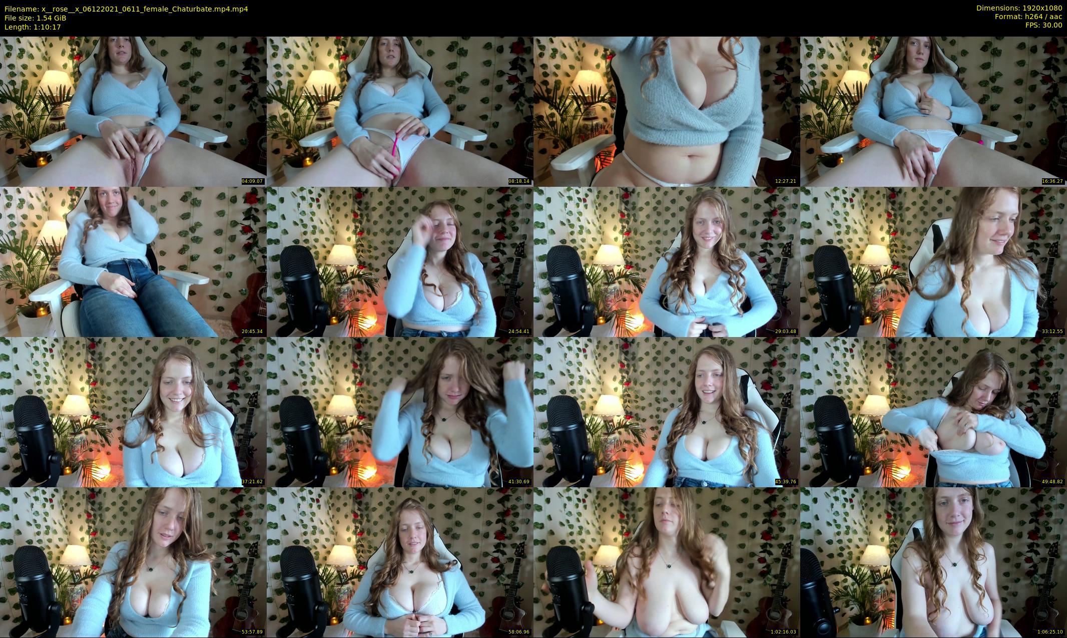 x__rose__x — 71 minute Chaturbate female cam show recording, 1080p, Dec 6, 2021