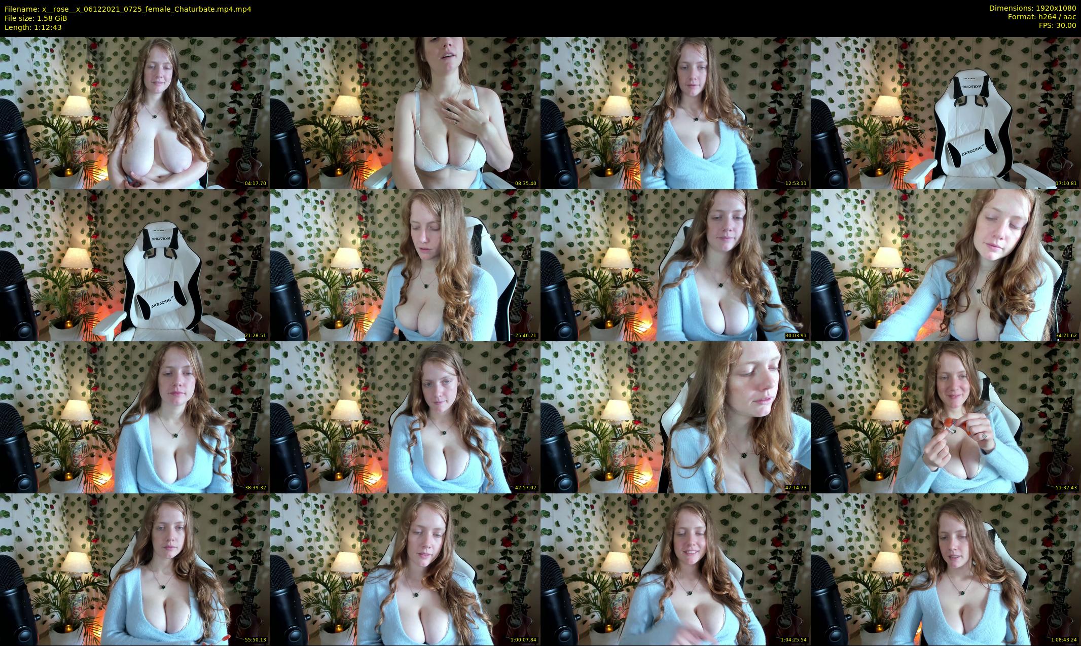 x__rose__x — 73 minute Chaturbate female cam show recording, 1080p, Dec 6, 2021