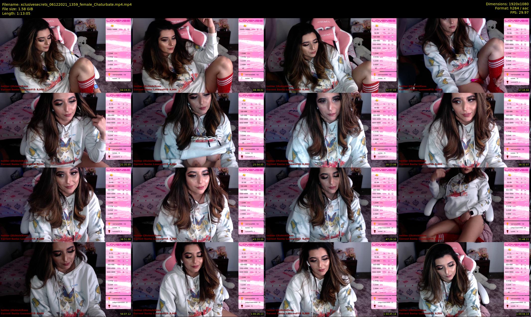xclusivesecrets — 74 minute Chaturbate female cam show recording, 1080p, Dec 6, 2021