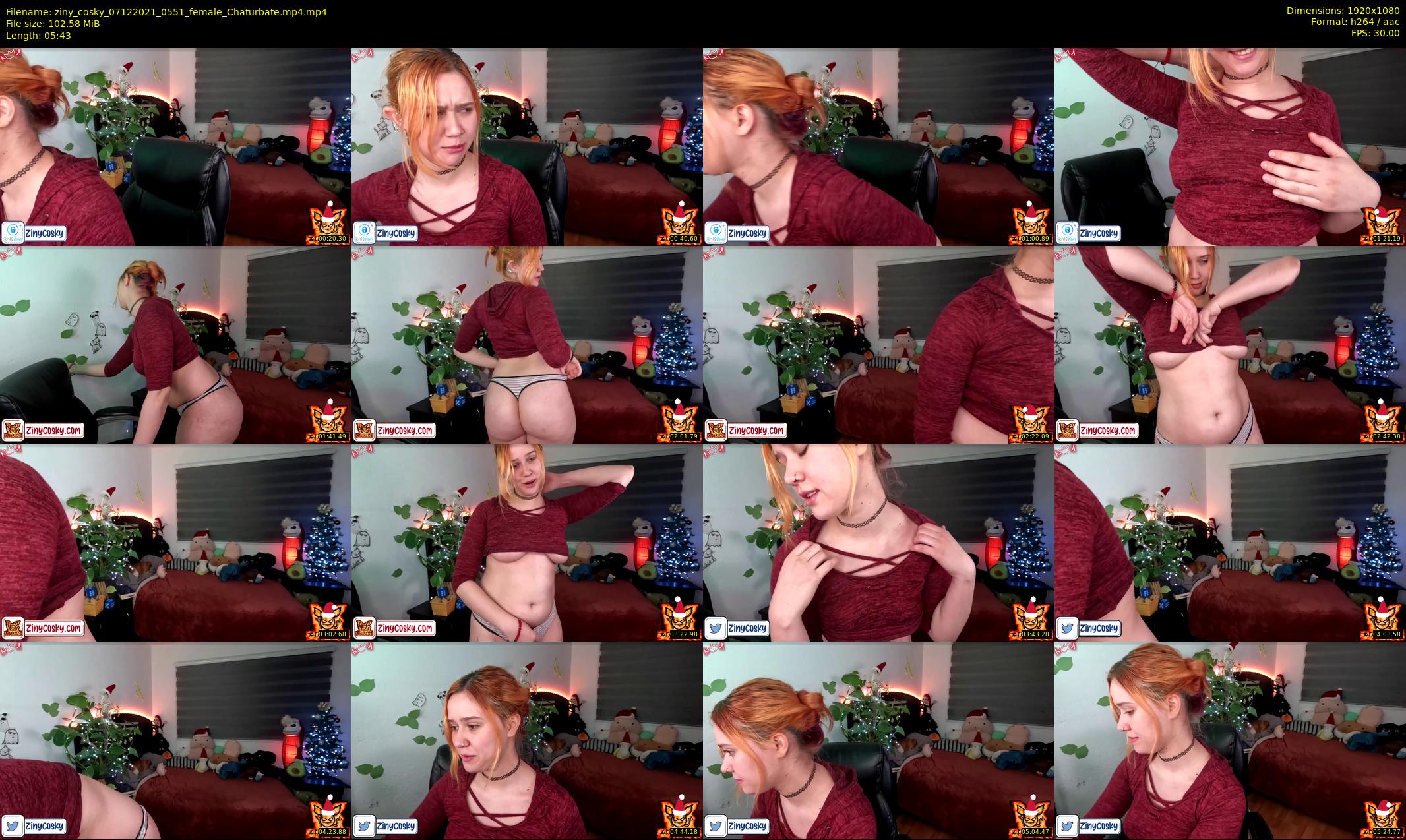 ziny_cosky — 6 minute Chaturbate female cam show recording, 1080p, Dec 7, 2021
