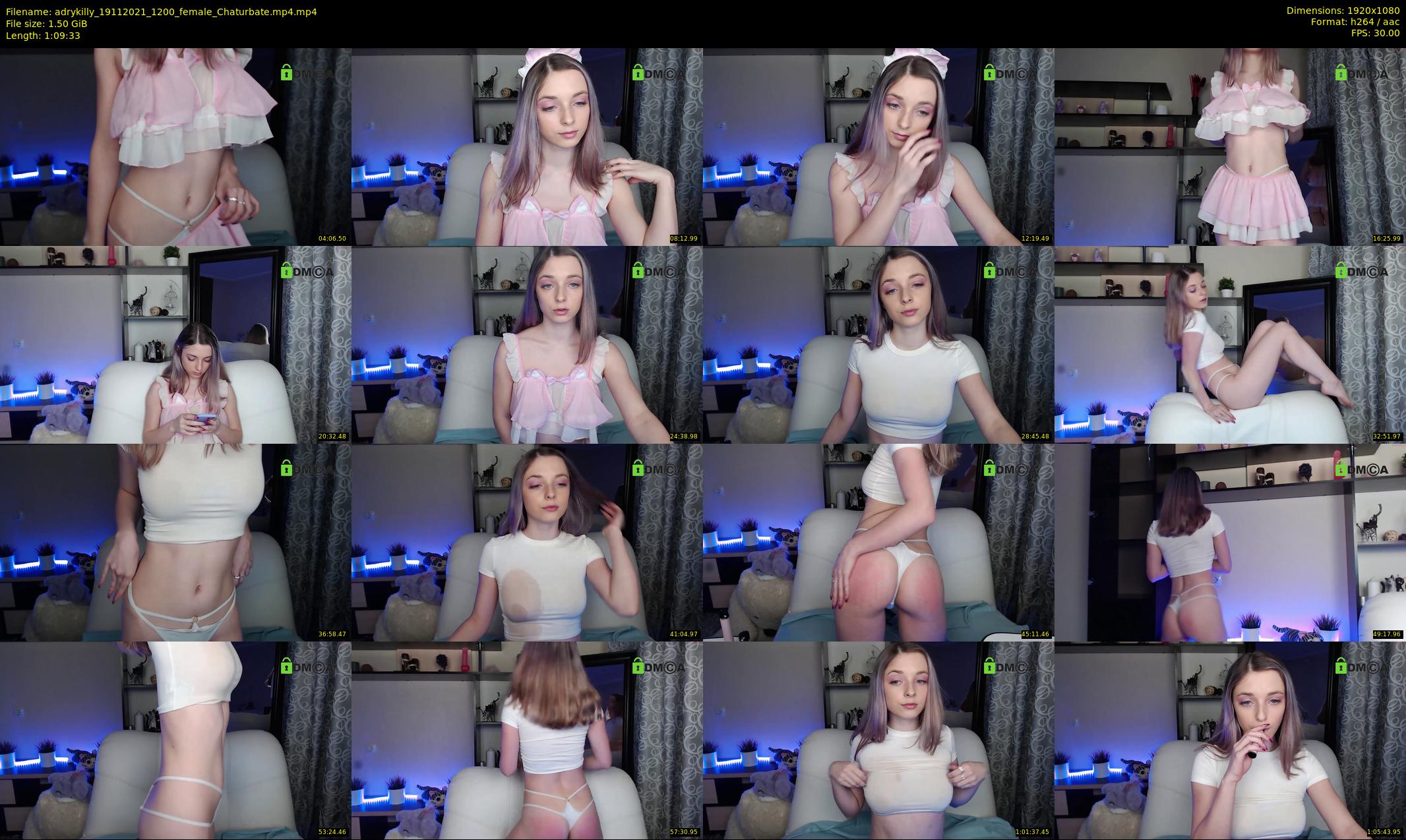 adrykilly — 70 minute Chaturbate female cam show recording, 1080p, Nov 19, 2021