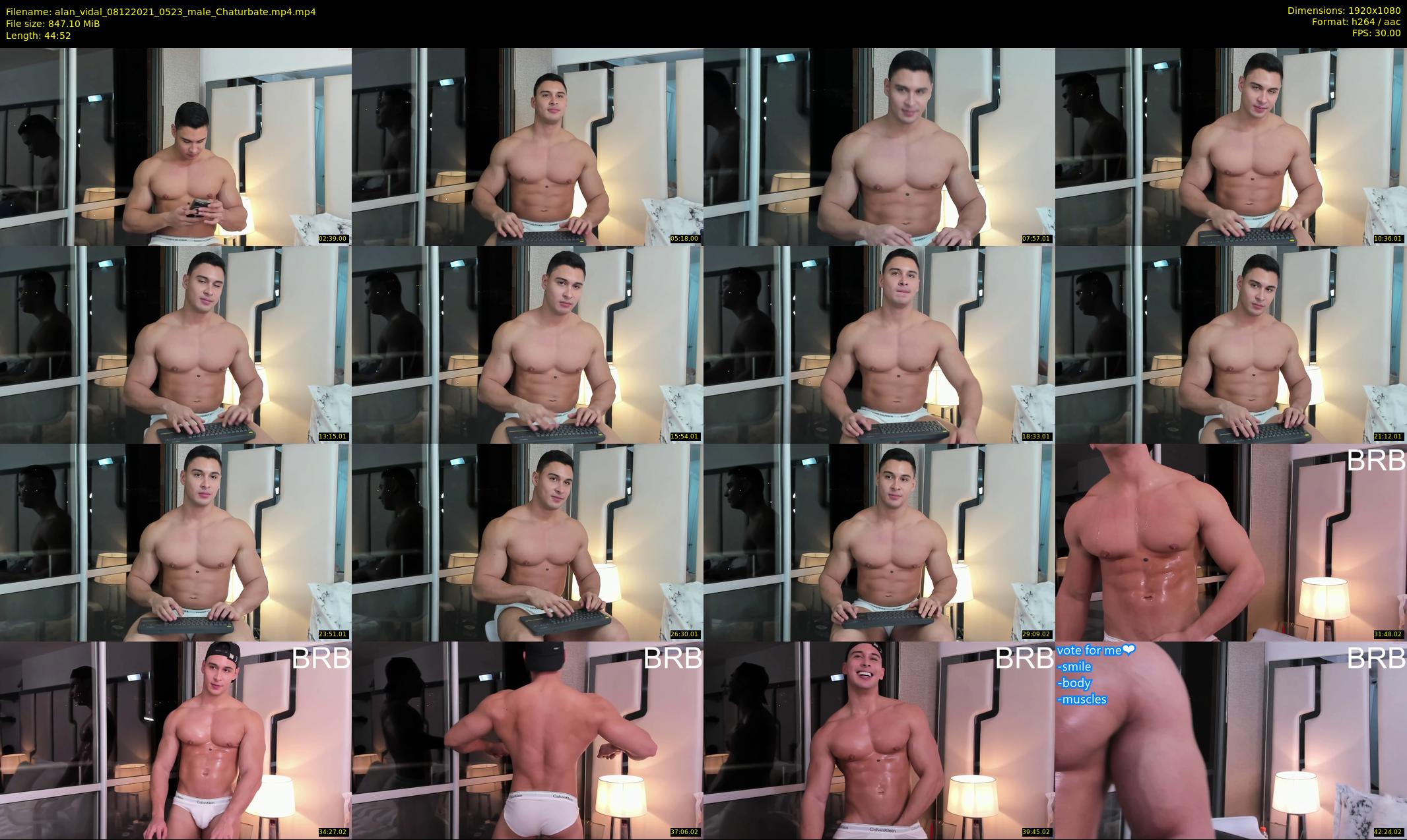 alan_vidal — 45 minute Chaturbate male cam show recording, 1080p, Dec 8, 2021