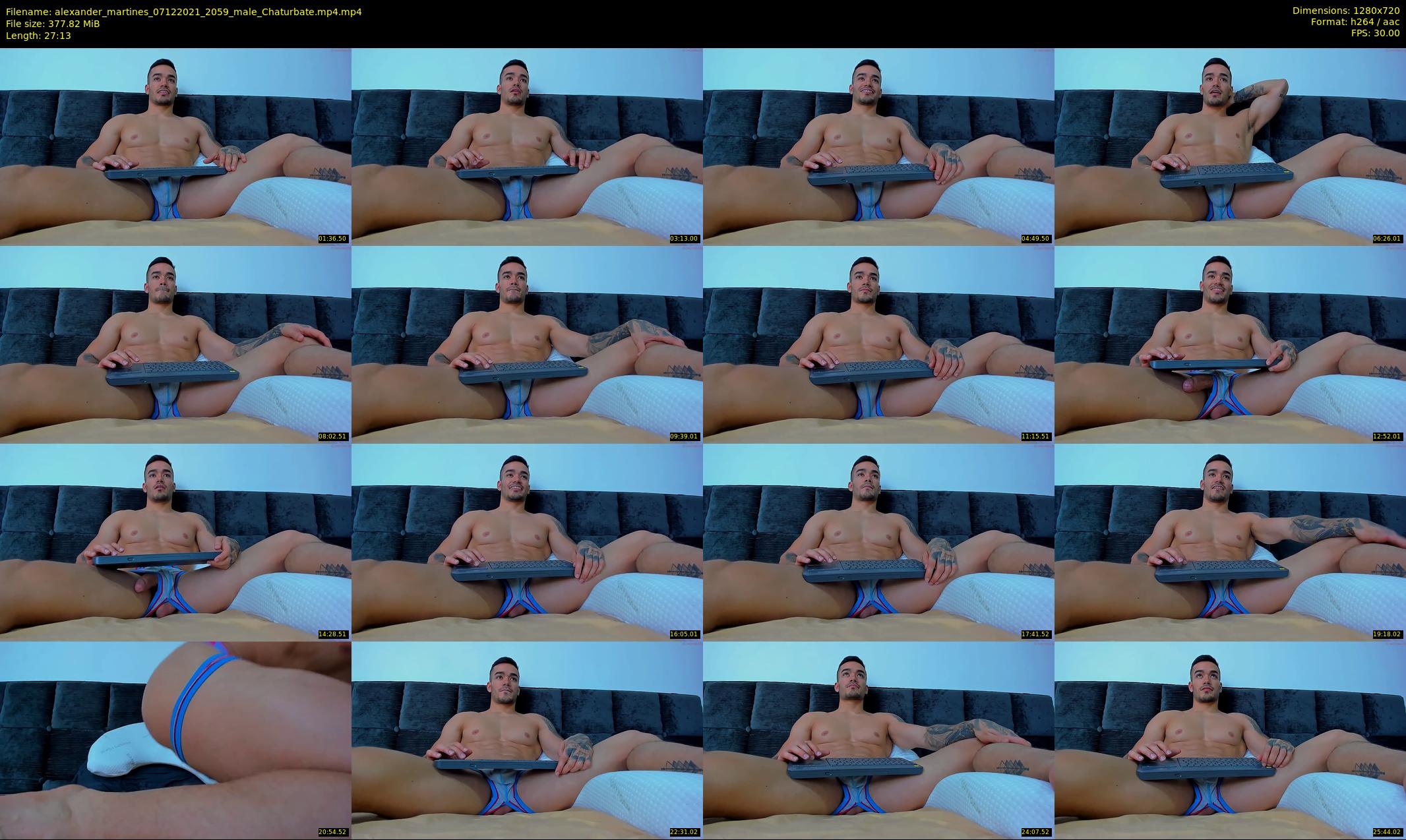 alexander_martines — 28 minute Chaturbate male cam show recording, 720p, Dec 7, 2021