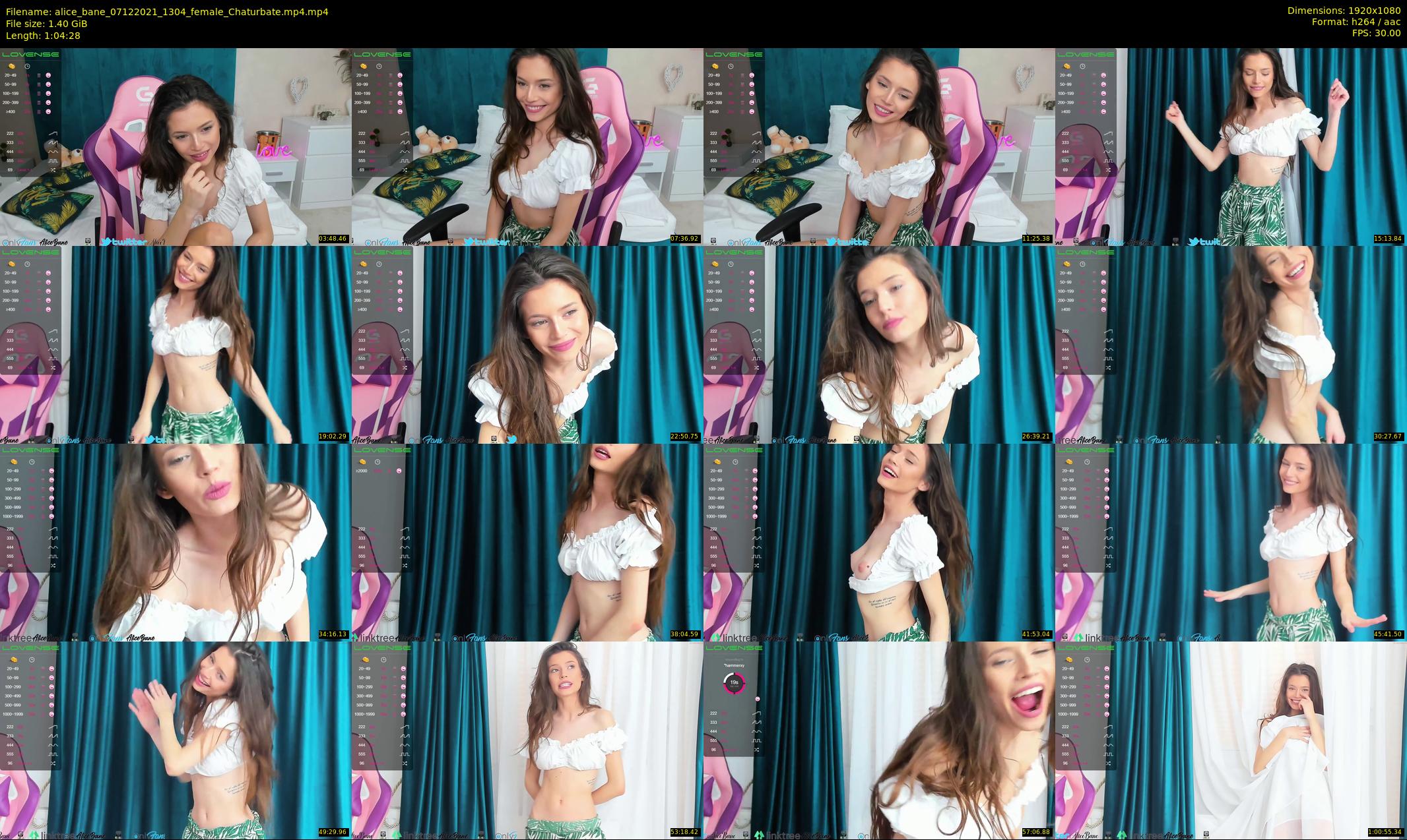 alice_bane — 65 minute Chaturbate female cam show recording, 1080p, Dec 7, 2021