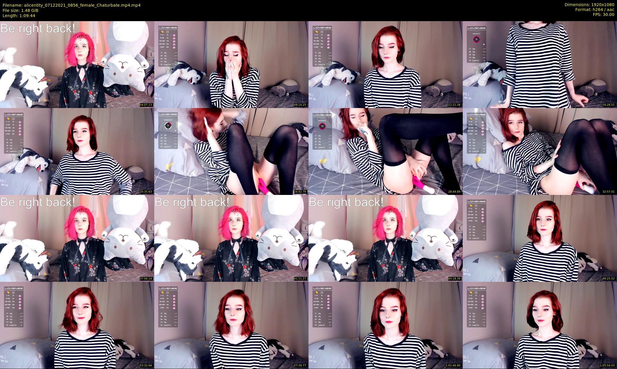 alicentity — 70 minute Chaturbate female cam show recording, 1080p, Dec 7, 2021
