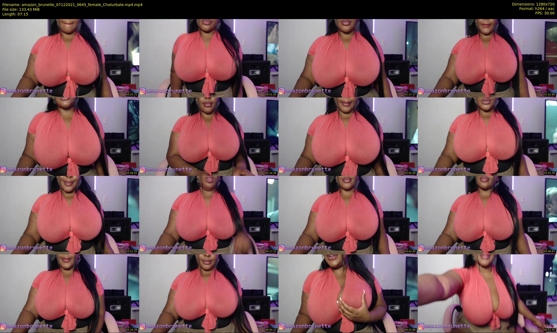 amazon_brunette — 8 minute Chaturbate female cam show recording, 720p, Dec 7, 2021