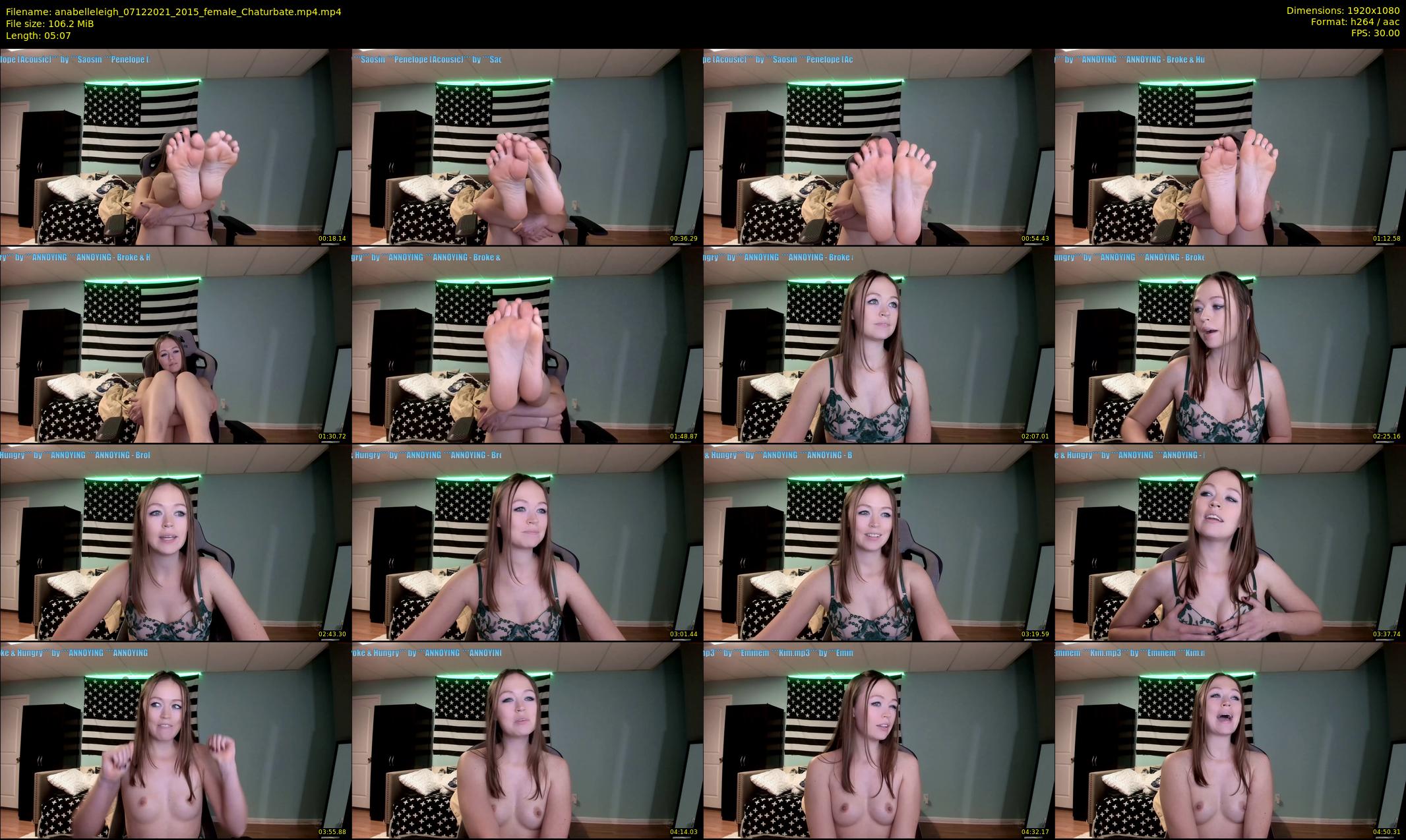 anabelleleigh — 6 minute Chaturbate female cam show recording, 1080p, Dec 7, 2021