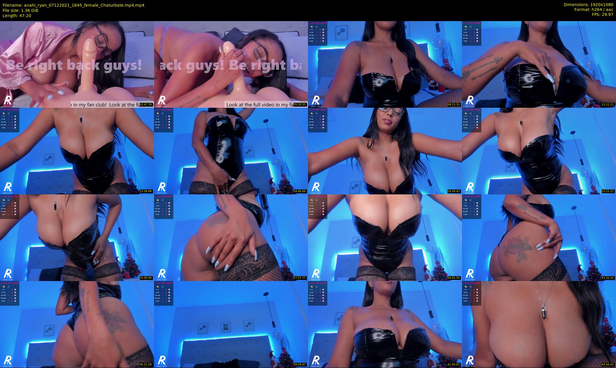 anahi_ryan — 48 minute Chaturbate female cam show recording, 1080p, Dec 7, 2021