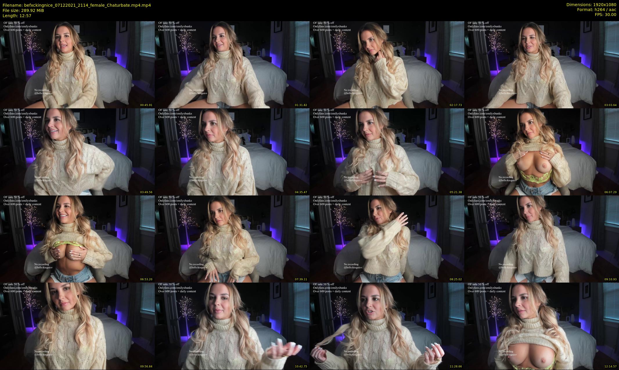 befxckingnice — 13 minute Chaturbate female cam show recording, 1080p, Dec 7, 2021