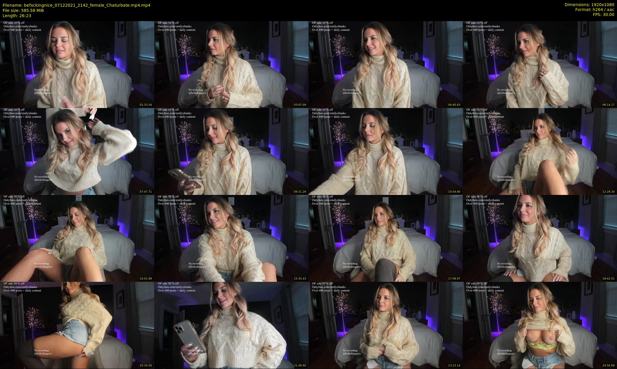 befxckingnice — 27 minute Chaturbate female cam show recording, 1080p, Dec 7, 2021