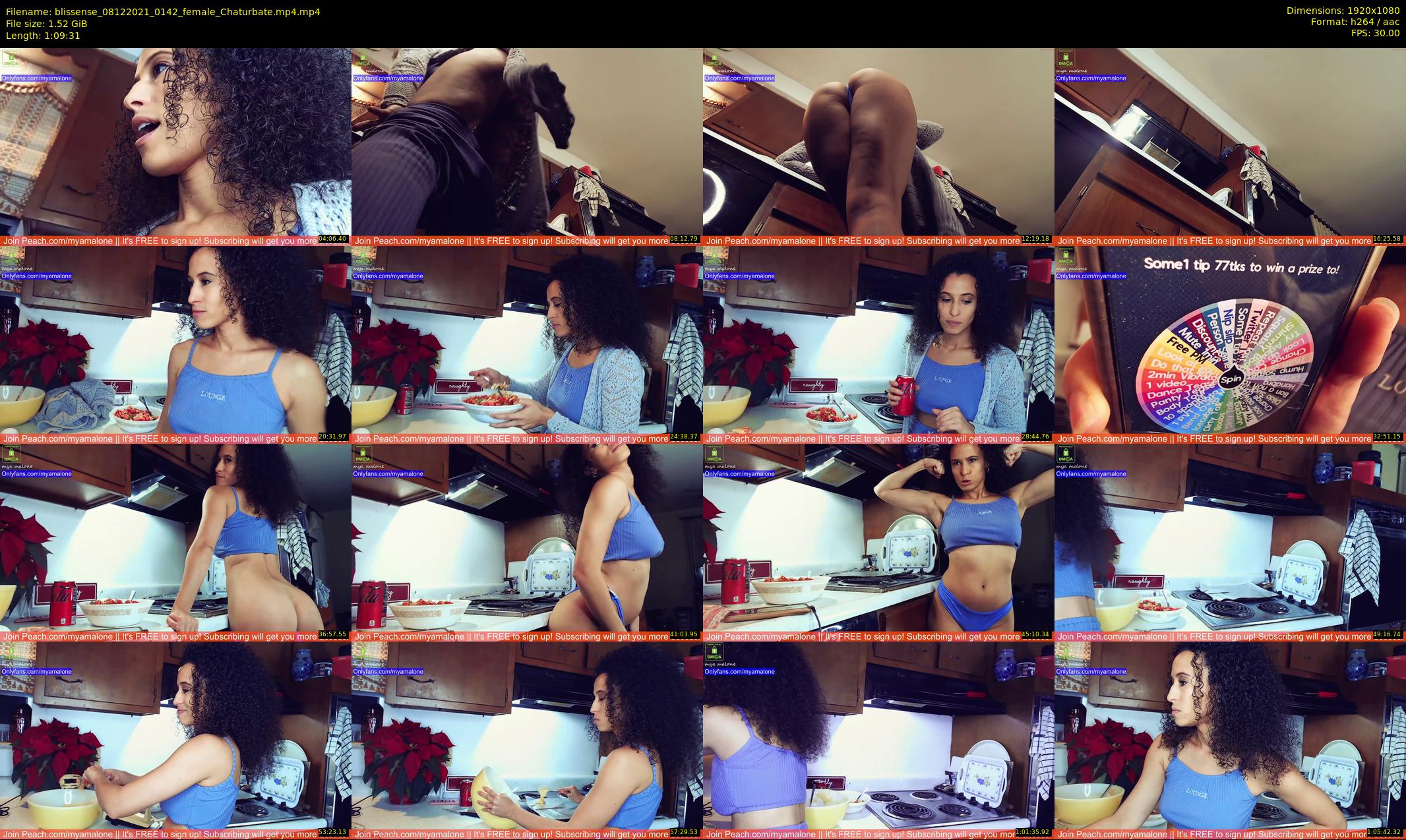 blissense — 70 minute Chaturbate female cam show recording, 1080p, Dec 8, 2021