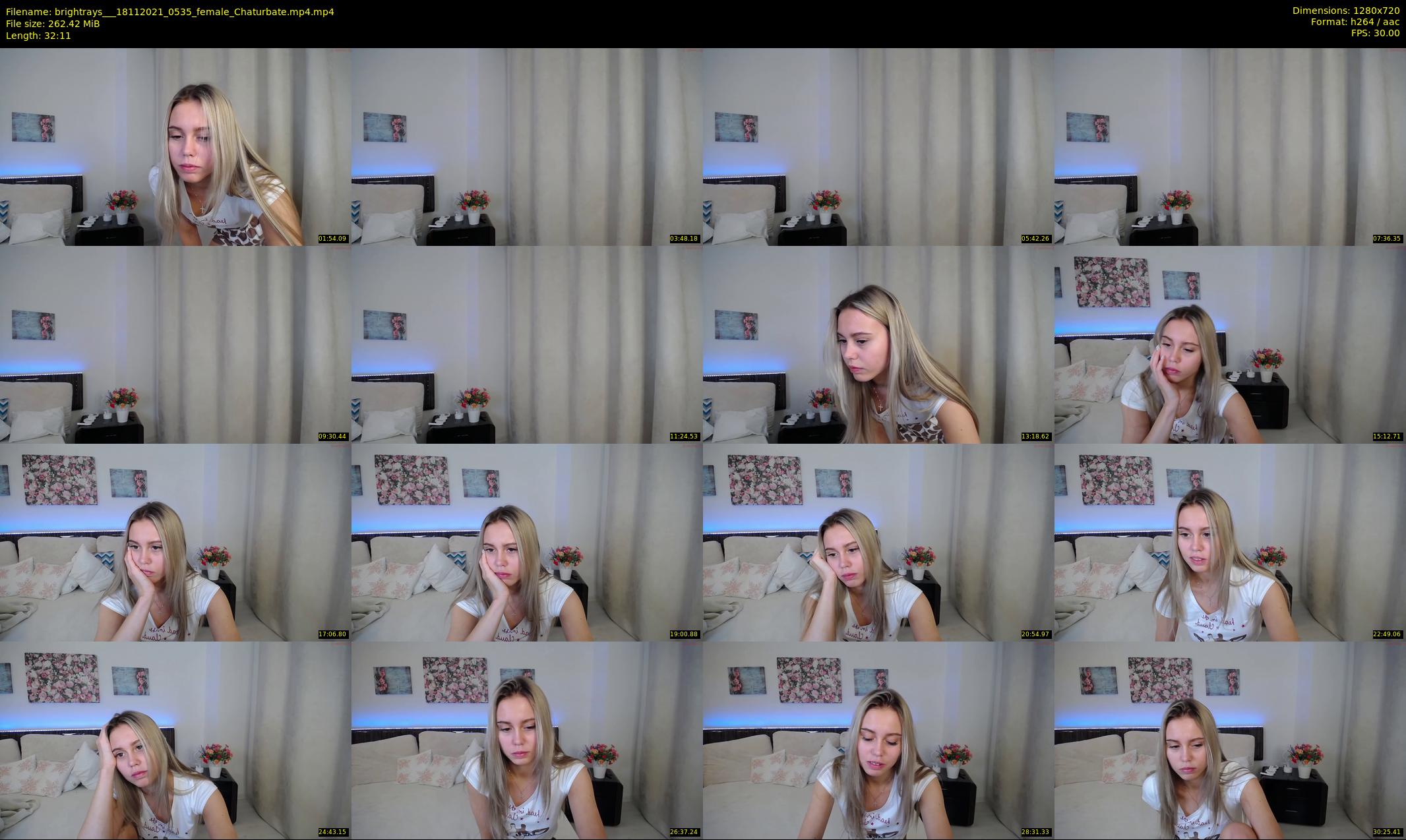 brightrays__ — 33 minute Chaturbate female cam show recording, 720p, Nov 18, 2021