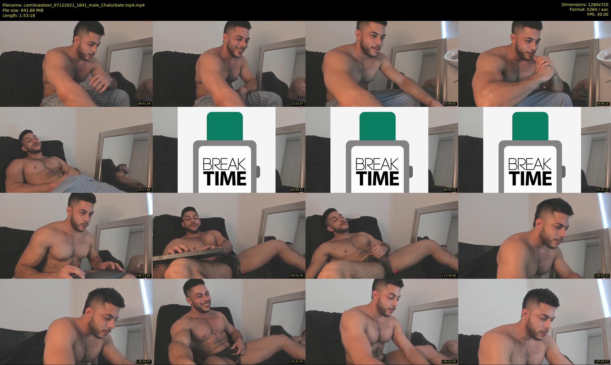camilowatson — 114 minute Chaturbate male cam show recording, 720p, Dec 7, 2021