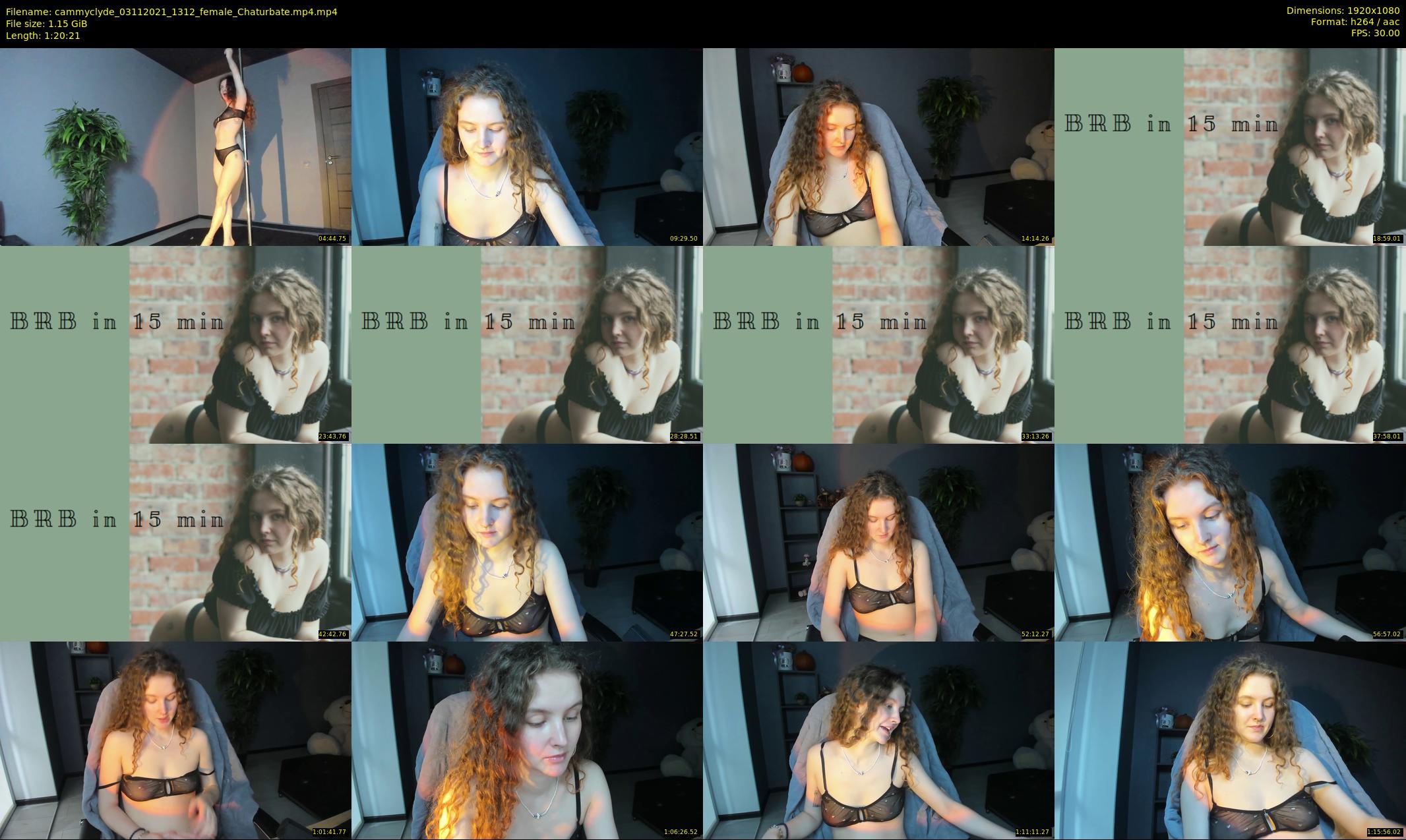 cammyclyde — 81 minute Chaturbate female cam show recording, 1080p, Nov 3, 2021