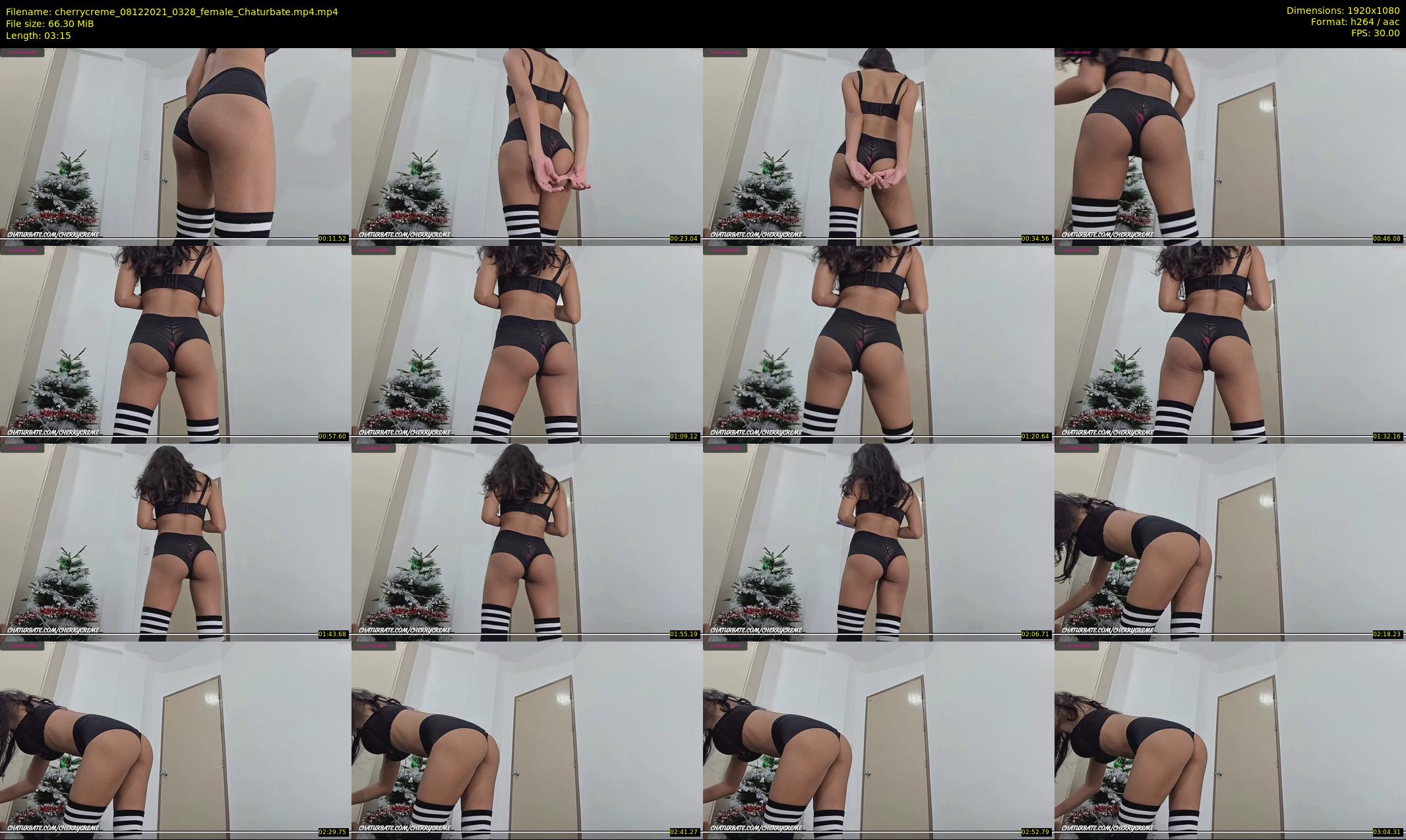 cherrycreme — 4 minute Chaturbate female cam show recording, 1080p, Dec 8, 2021