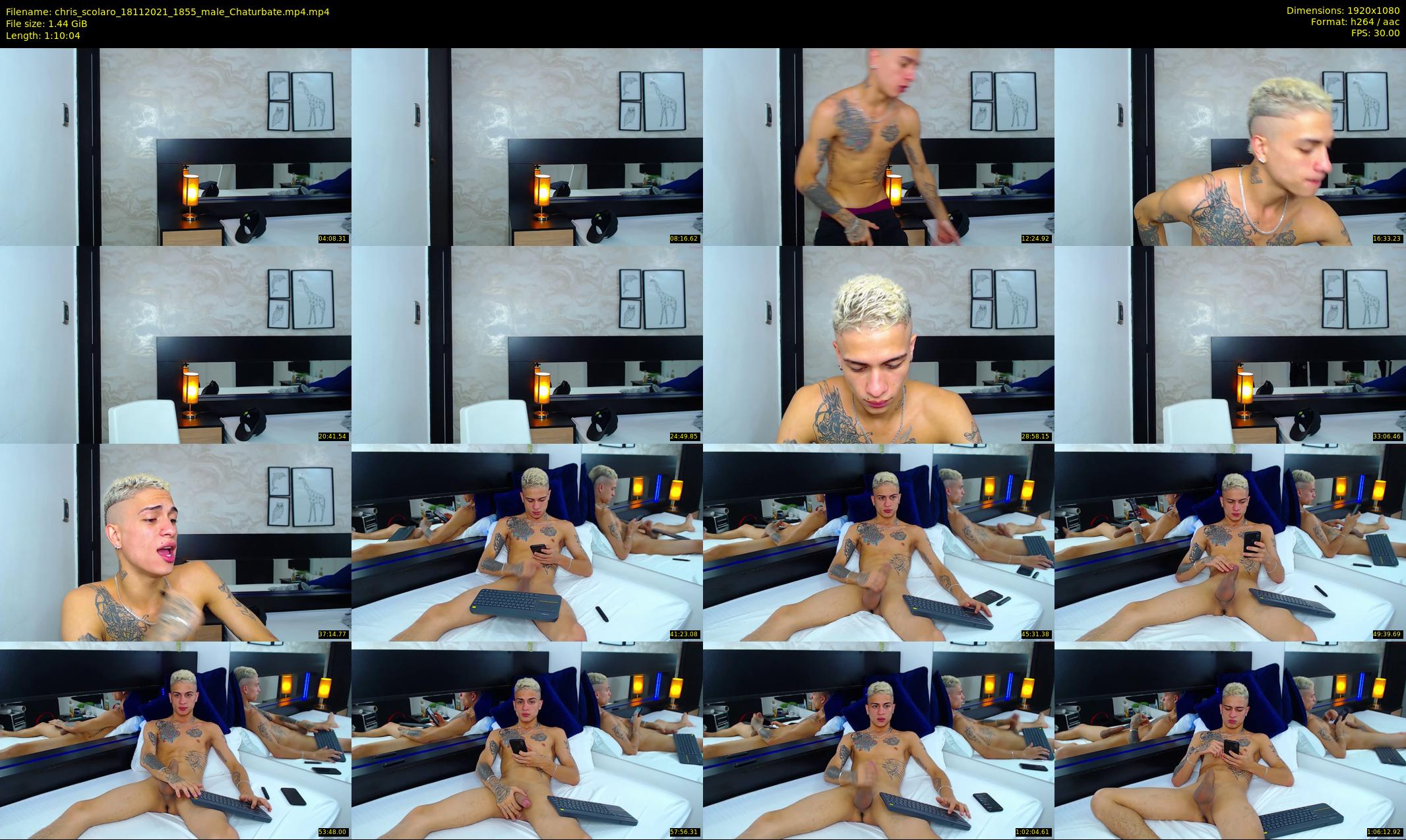 chris_scolaro — 71 minute Chaturbate male cam show recording, 1080p, Nov 18, 2021