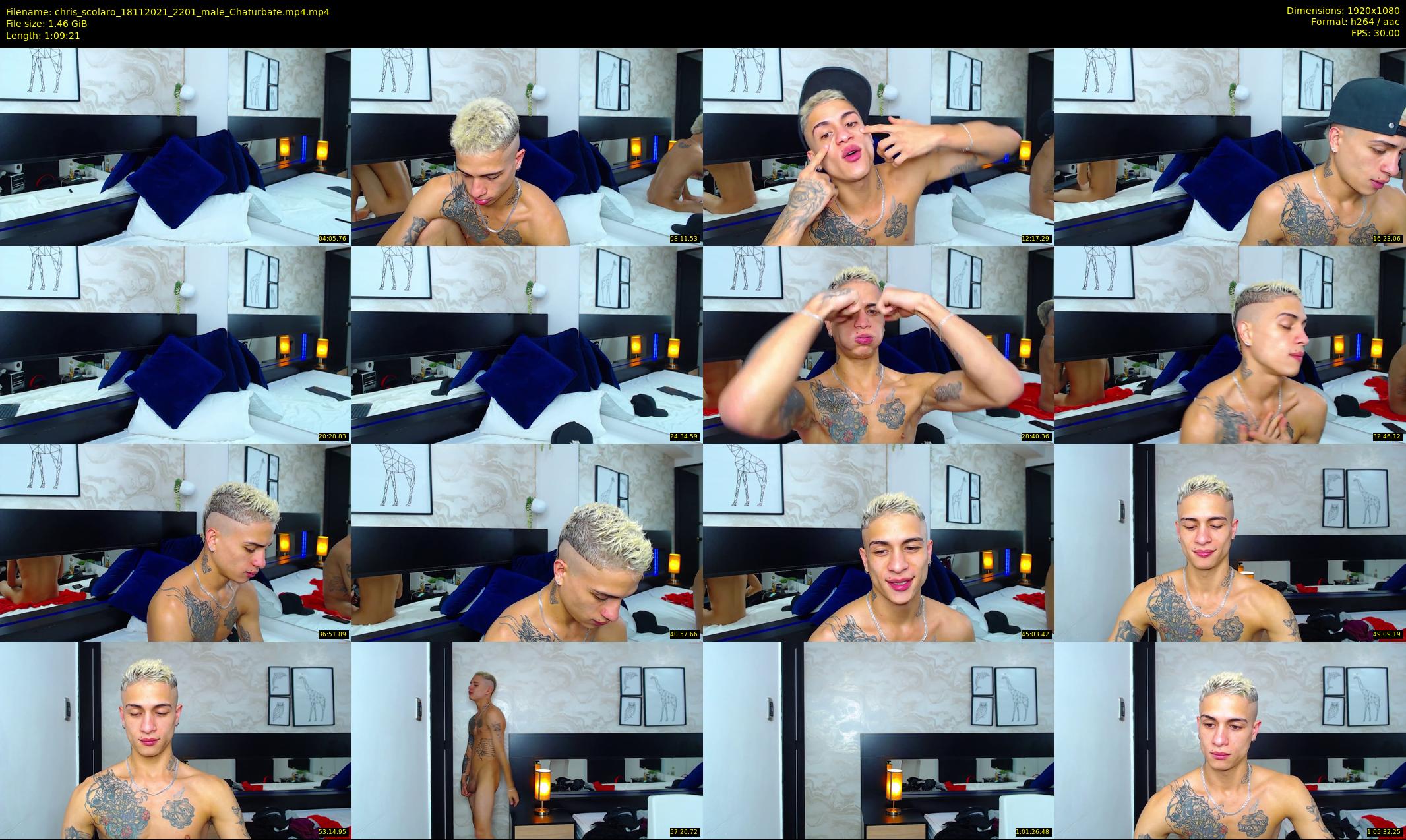 chris_scolaro — 70 minute Chaturbate male cam show recording, 1080p, Nov 18, 2021