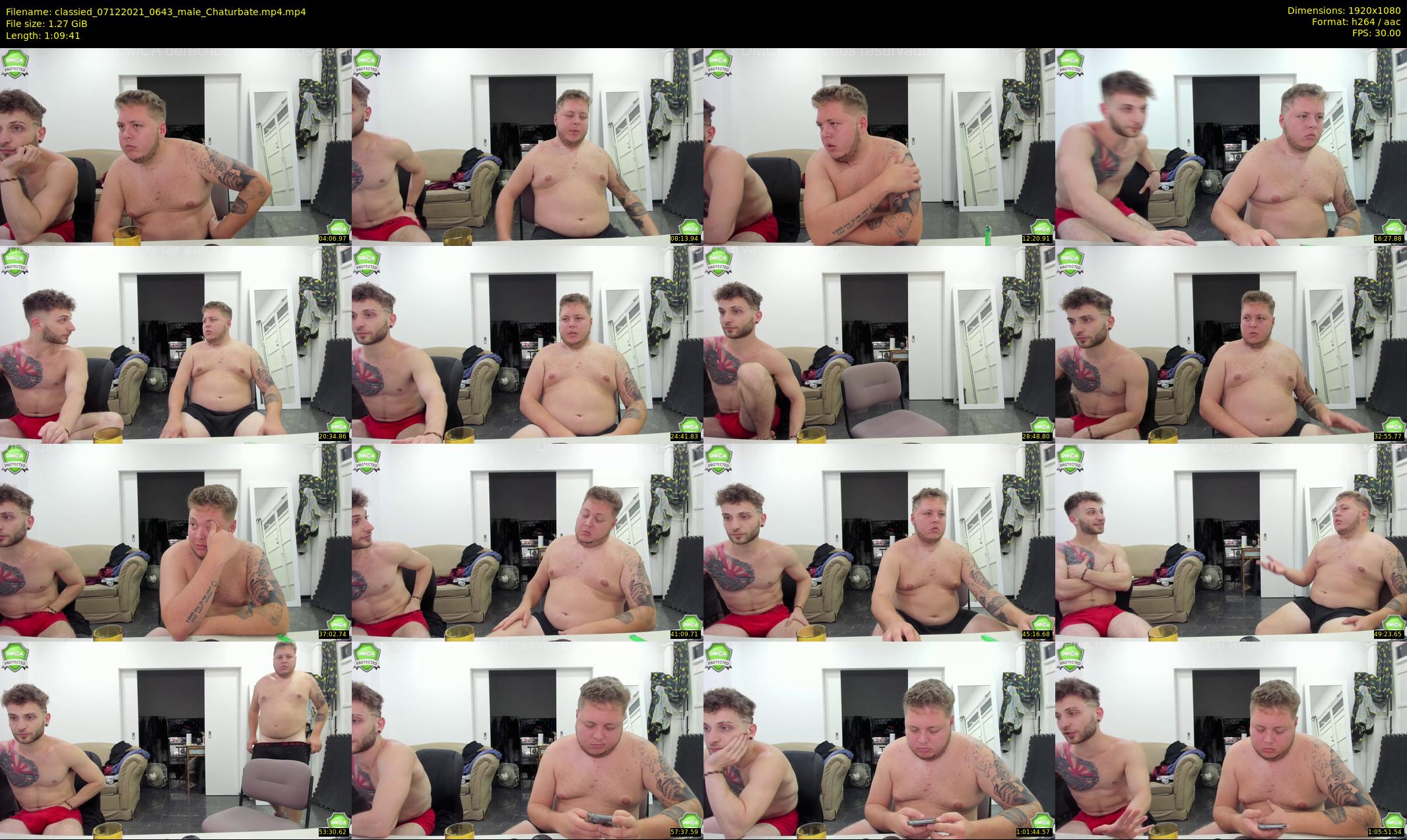 classied — 70 minute Chaturbate male cam show recording, 1080p, Dec 7, 2021
