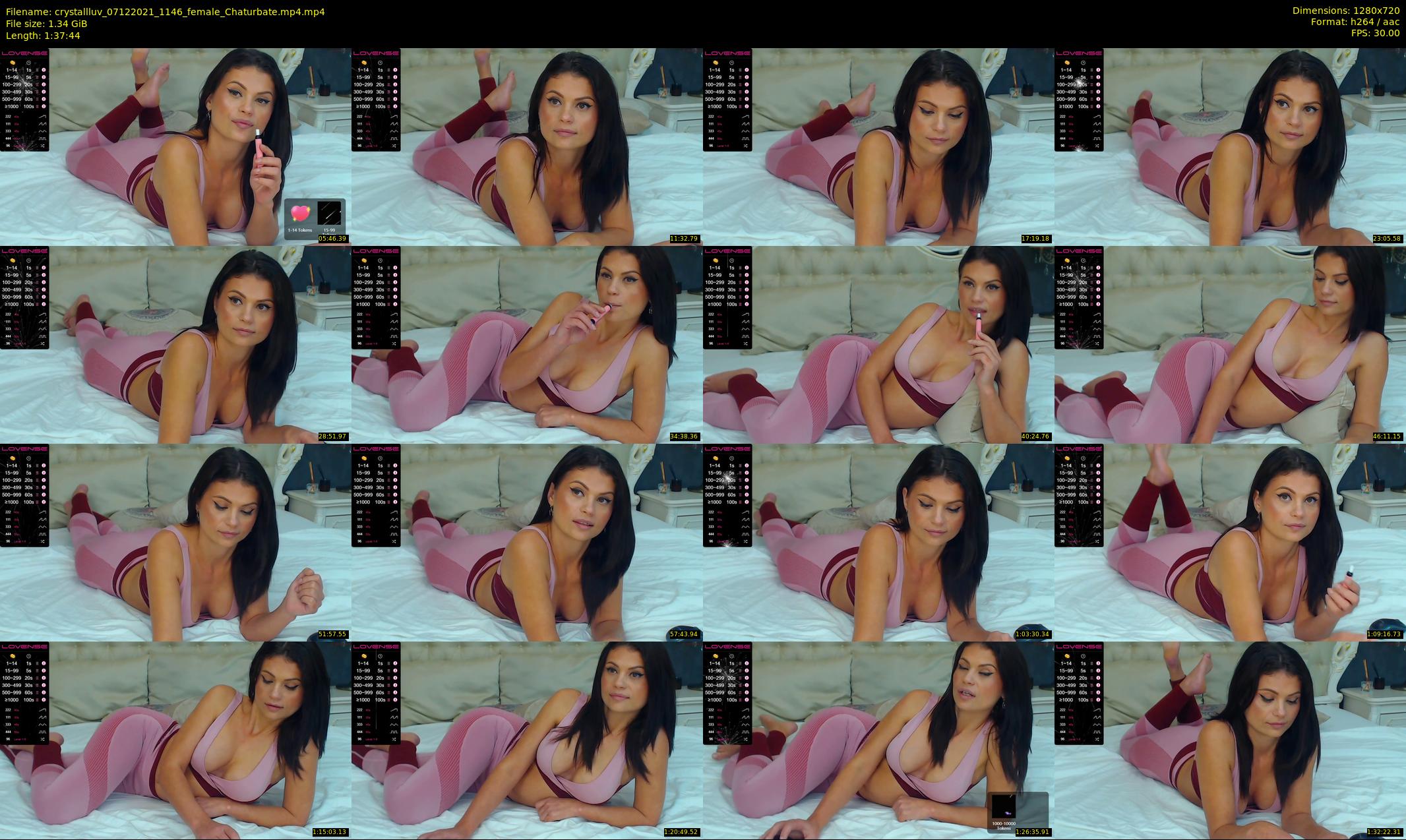 crystallluv — 98 minute Chaturbate female cam show recording, 720p, Dec 7, 2021