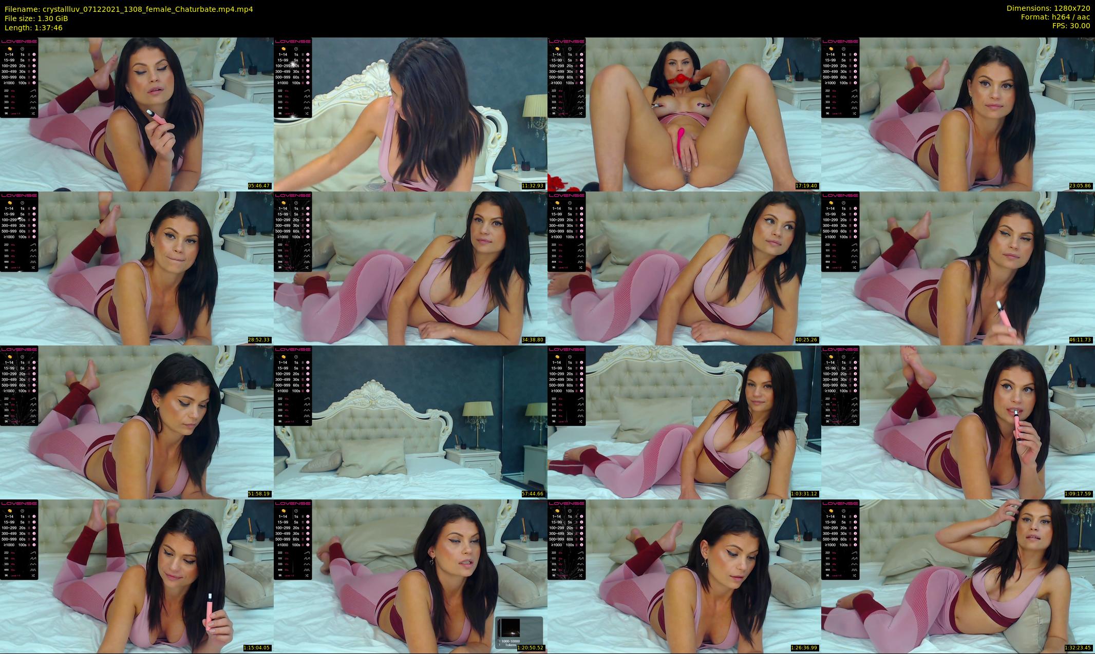 crystallluv — 98 minute Chaturbate female cam show recording, 720p, Dec 7, 2021