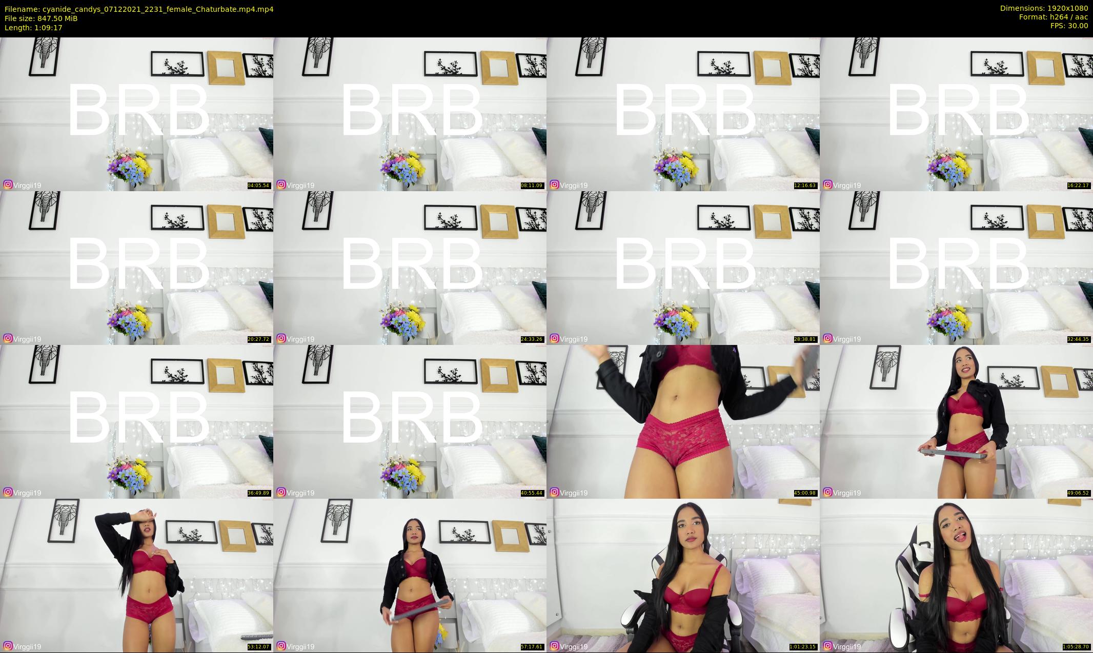 cyanide_candys — 70 minute Chaturbate female cam show recording, 1080p, Dec 7, 2021