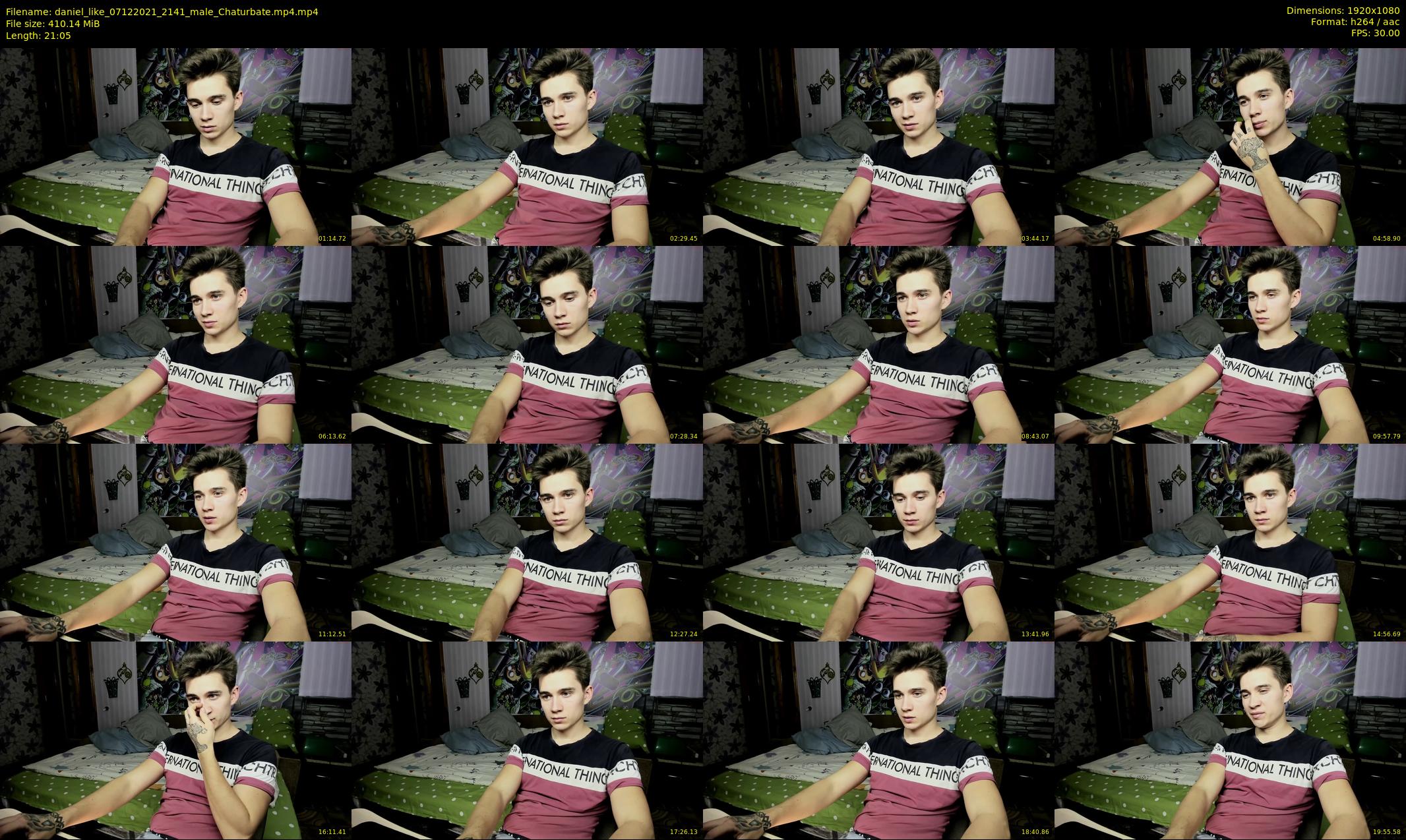 daniel_like — 22 minute Chaturbate male cam show recording, 1080p, Dec 7, 2021