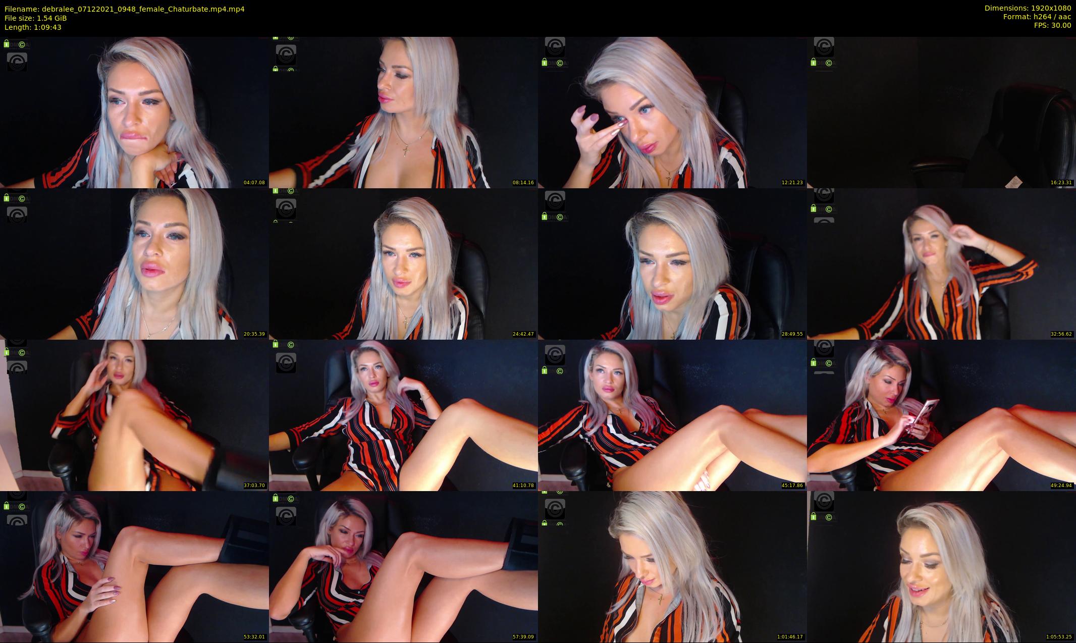 debralee — 70 minute Chaturbate female cam show recording, 1080p, Dec 7, 2021