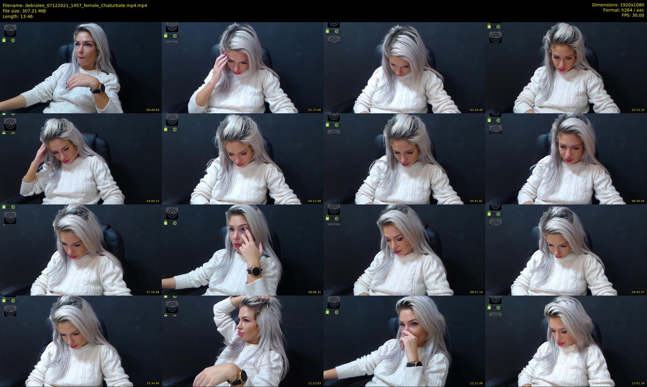 debralee — 14 minute Chaturbate female cam show recording, 1080p, Dec 7, 2021